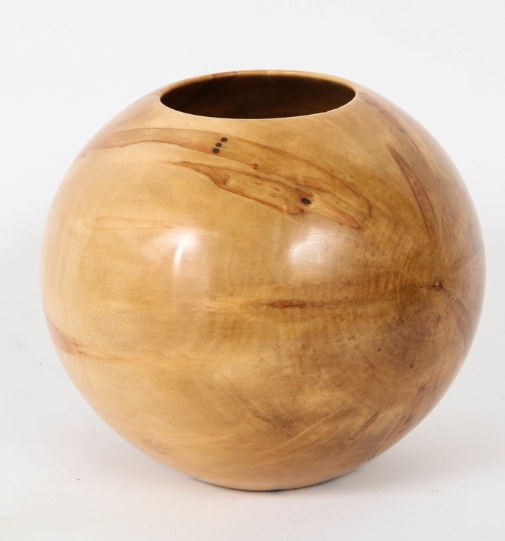 Philip Moulthrop (b. 1947) is a woodturner who works in Marietta, Georgia. He started woodturning in 1979, learning the woodturning basics from his father, Ed Moulthrop.  His work can be found in the collections of the Museum of Arts and Design, Los