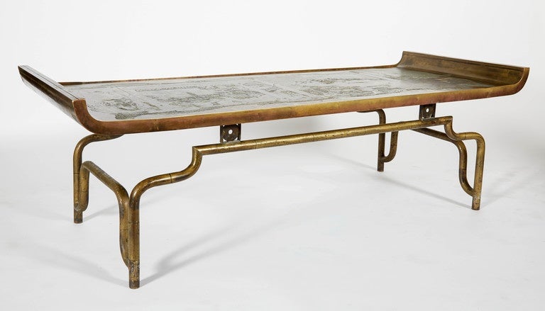 Bronze Philip and Kelvin LaVerne Coffee Table