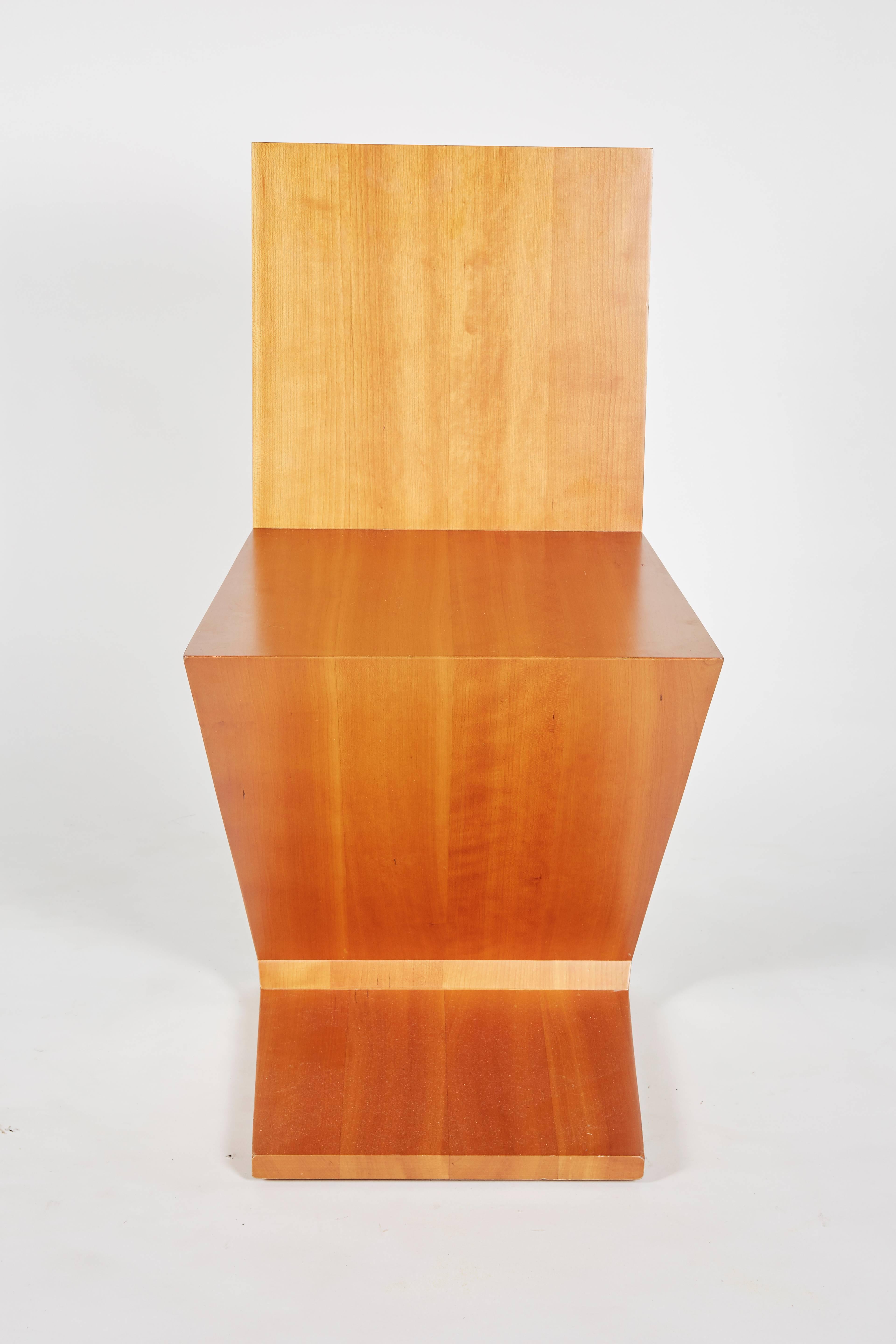 Italian Gerrit Rietveld Zig Zag Chair for Cassina
