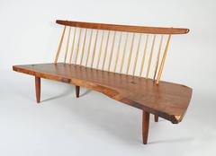 Outstanding George Nakashima Conoid Bench