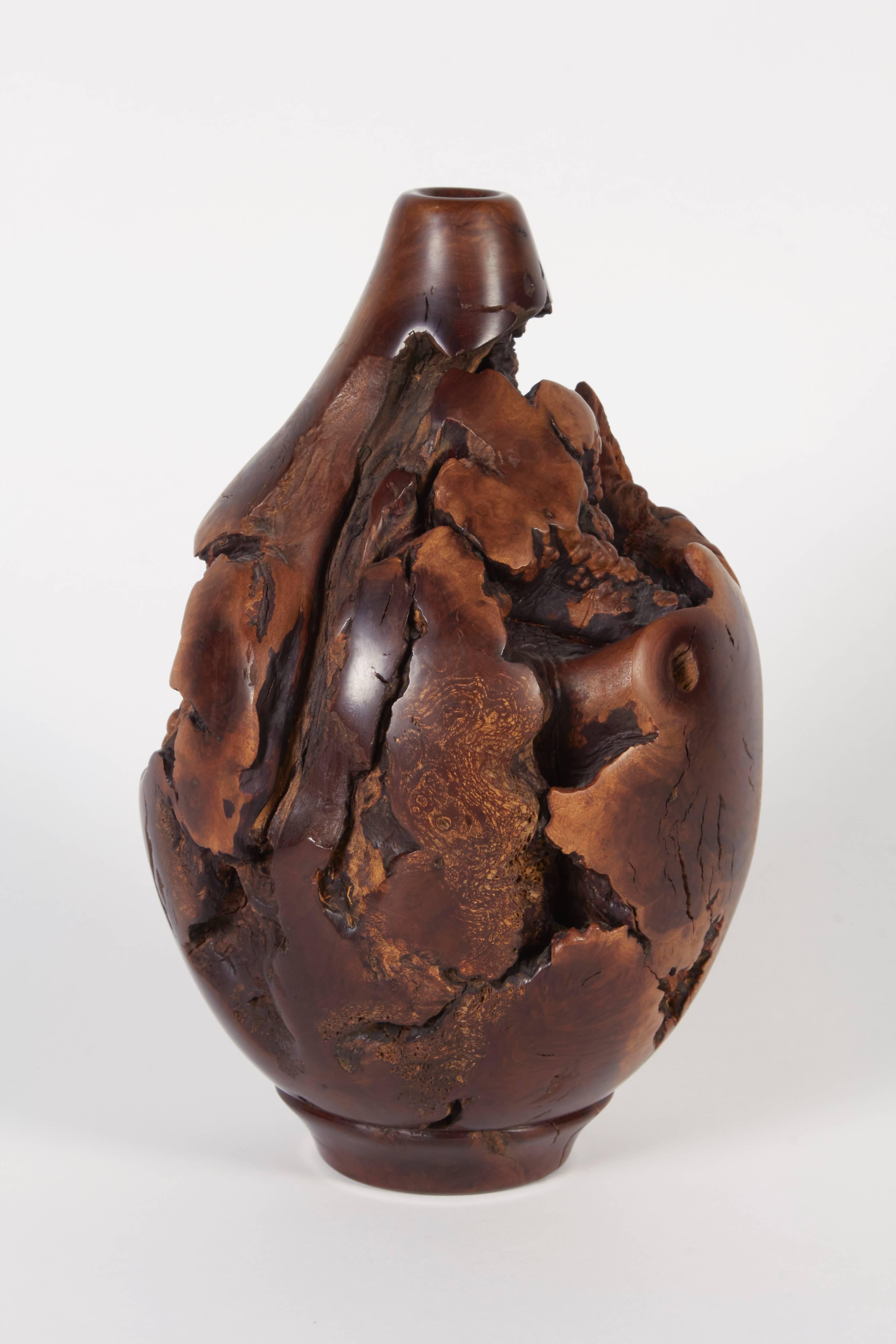 root burl vase