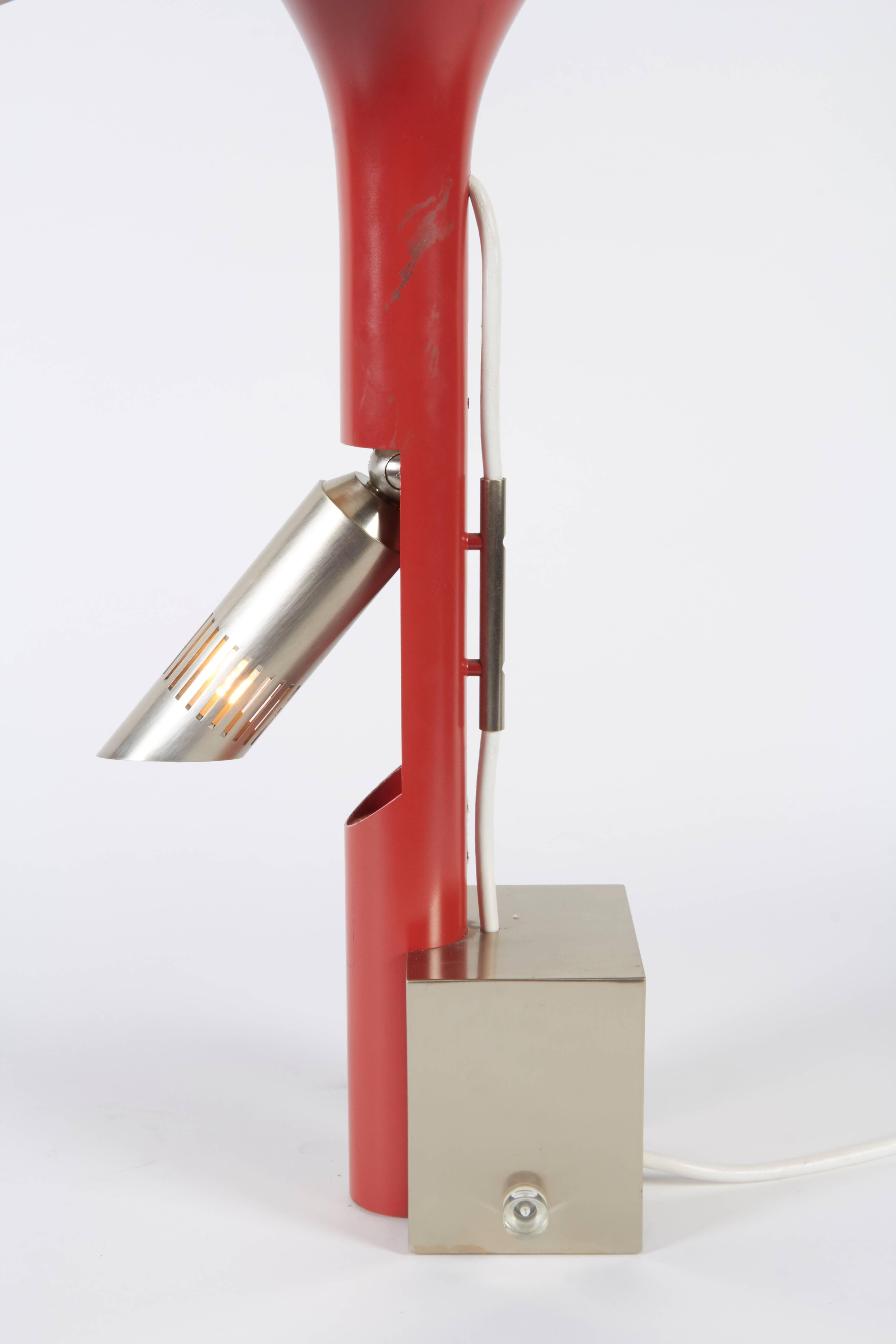 Italian Signed Arredoluce Table Lamp by Angelo Lelli, Italy 1968