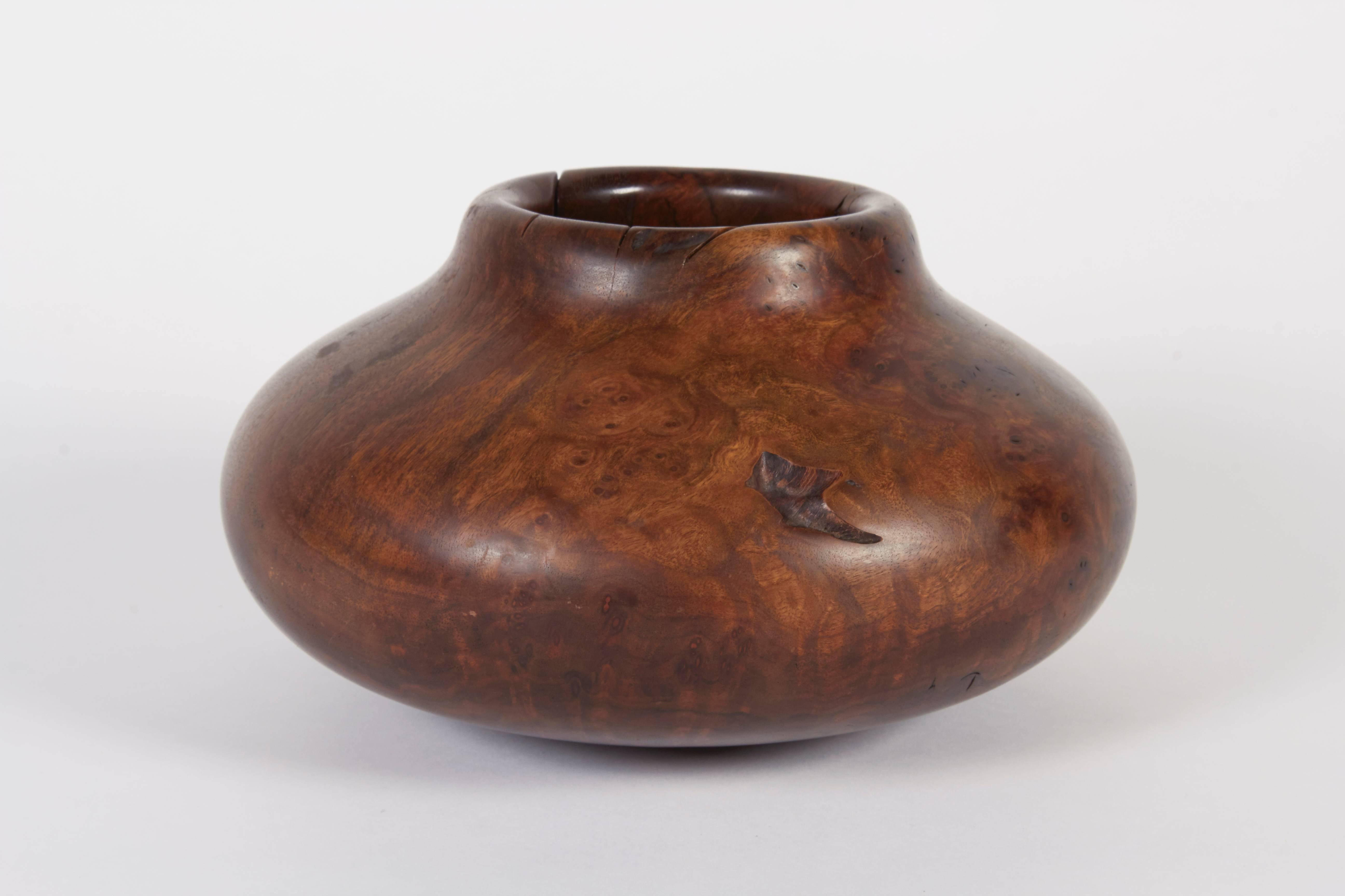 root burl vase