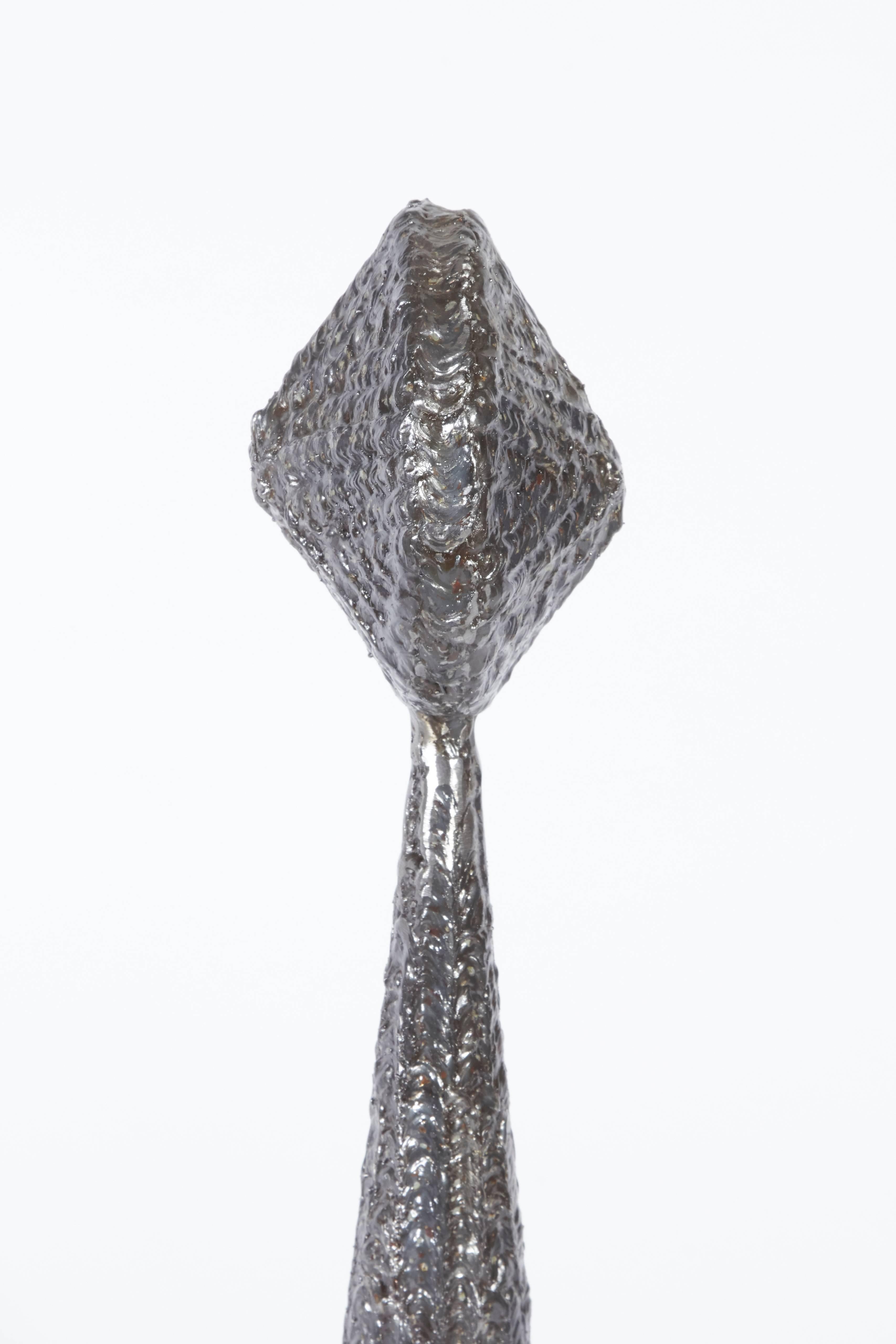 Melt Coated Steel Totem Sculpture by Robert Koch In Excellent Condition In New York, NY