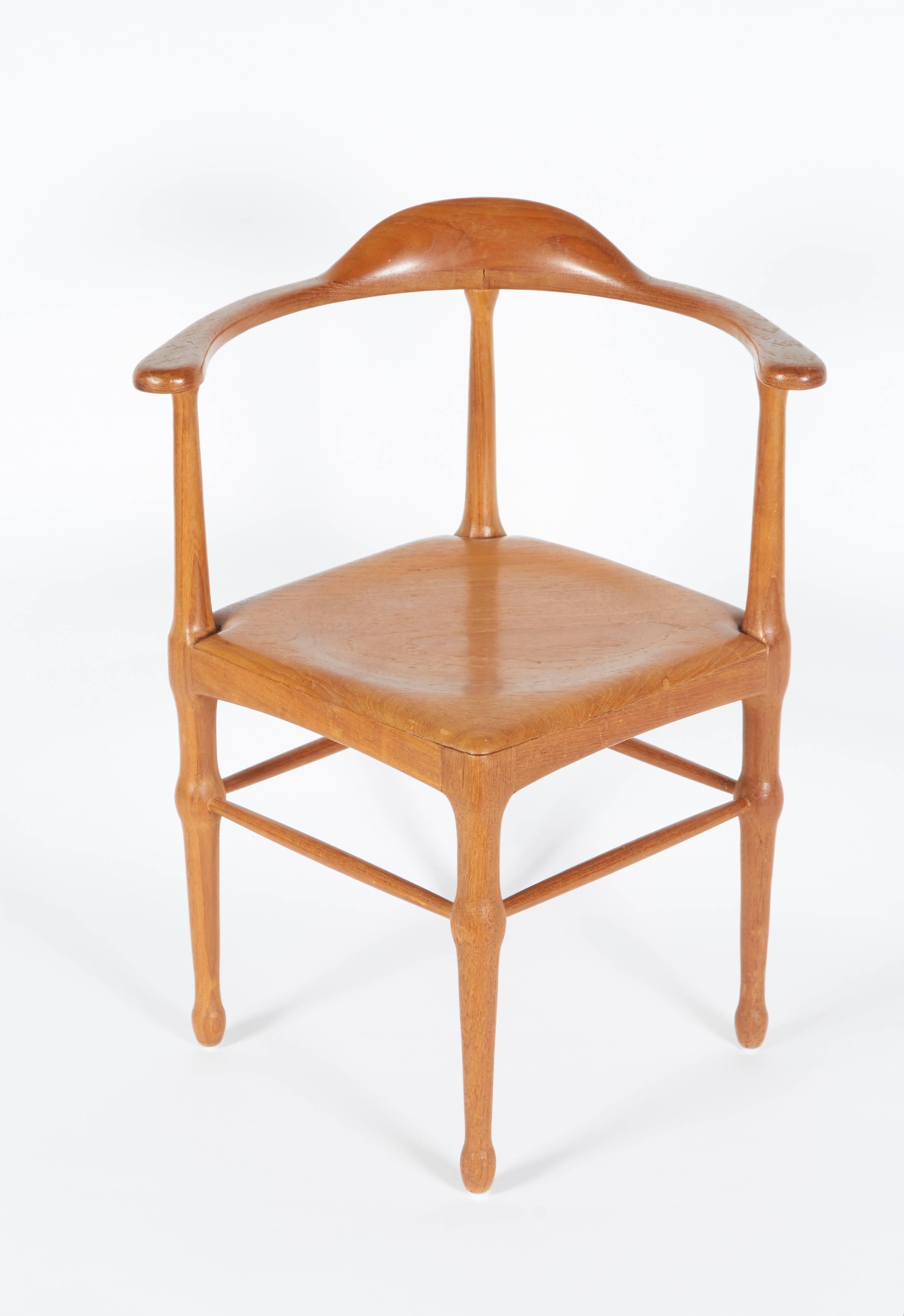 mid century corner chair