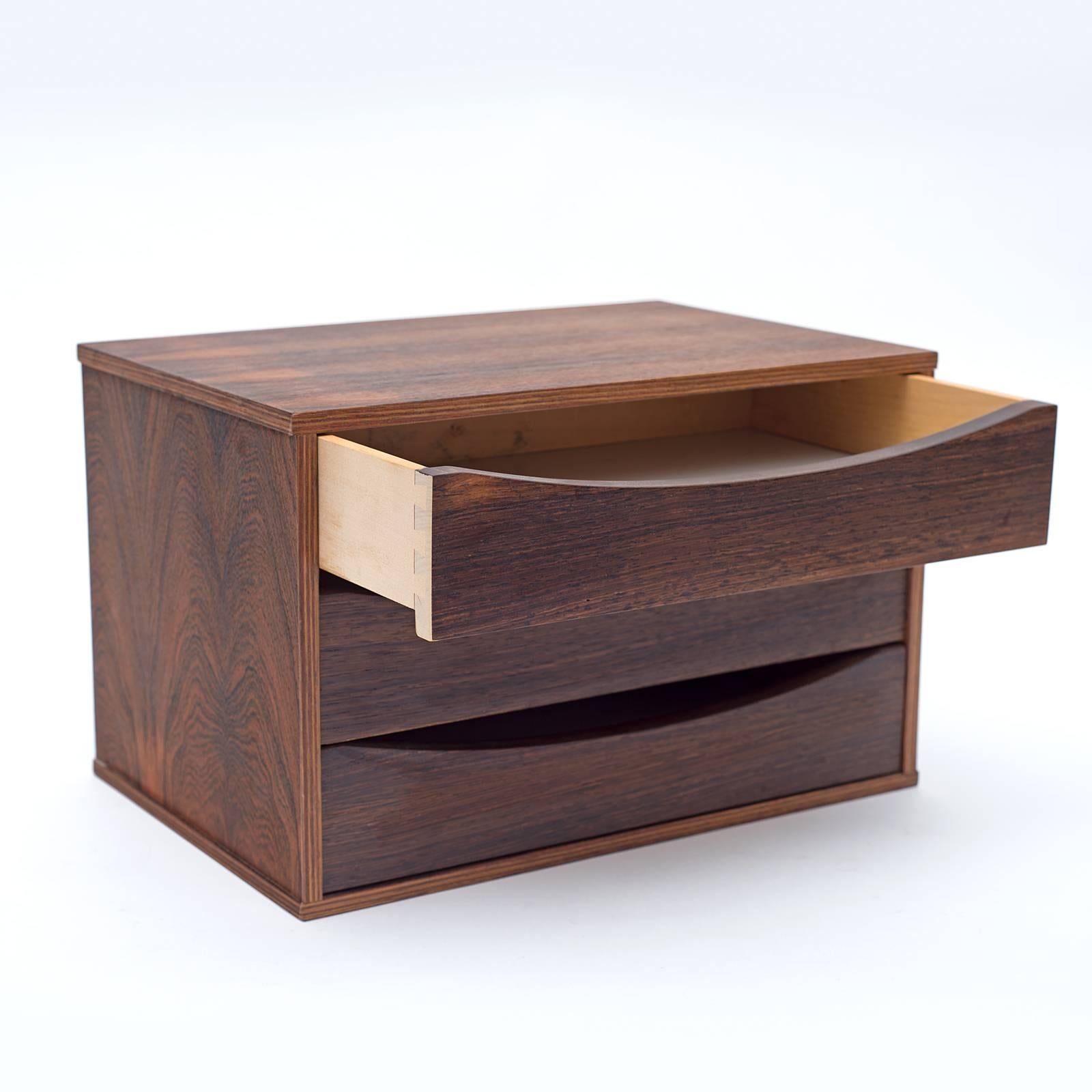 Danish Arne Vodder Rosewood Desk or Dresser Top Organizer, Denmark, 1960s