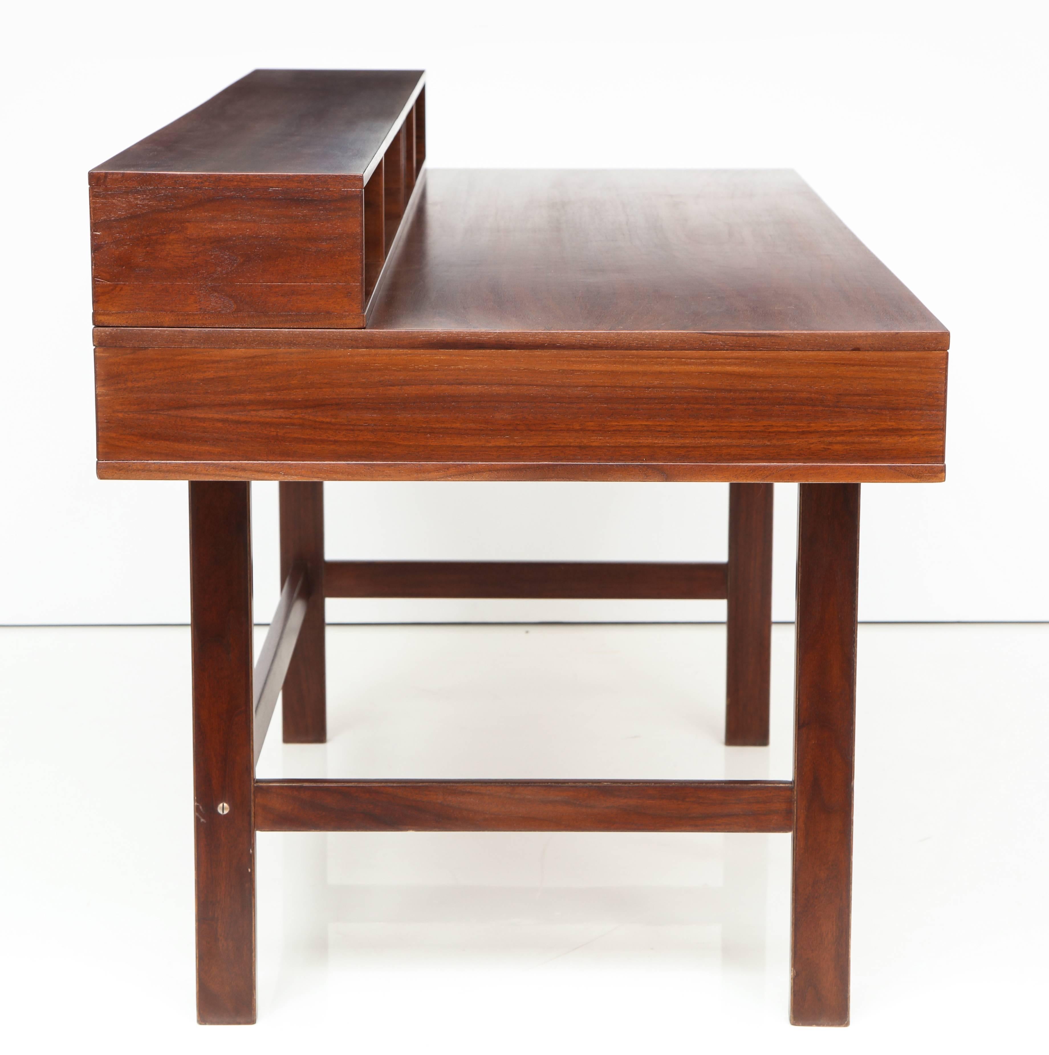 Jens Quistgaard Teak Flip Top Desk for Peter Løvig Nielsen, Denmark, 1970s In Excellent Condition In New York, NY