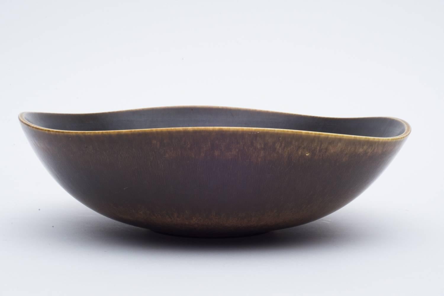 Berndt Friberg (1899-1981) is one of the most renowned ceramicists from Sweden during the 20th century. He is well-known for his organic forms and superior glazes. Berndt worked for the Gustavsberg factory from 1934-1981.