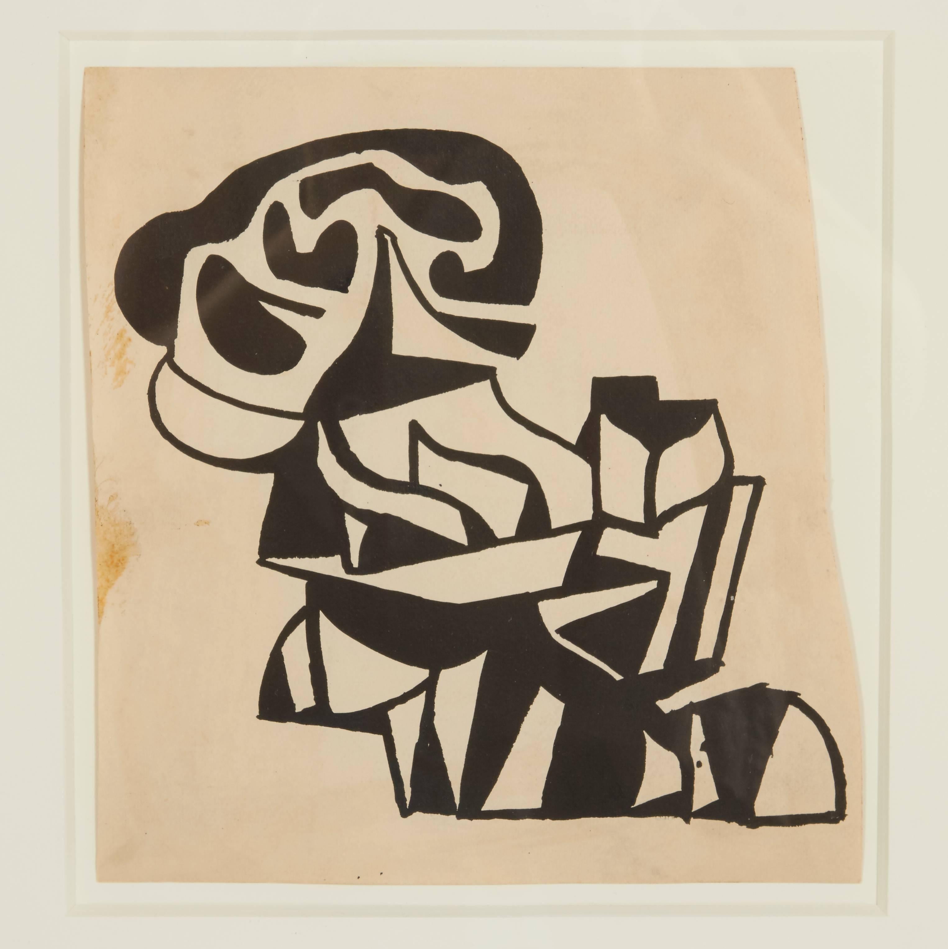 During her first years in New York Blaine's work, which had previously been tightly realist, turned abstract, inspired by Mondrian, Leger and Jean Helion. At one time she was the youngest member of the American Abstract Artists. She was also a