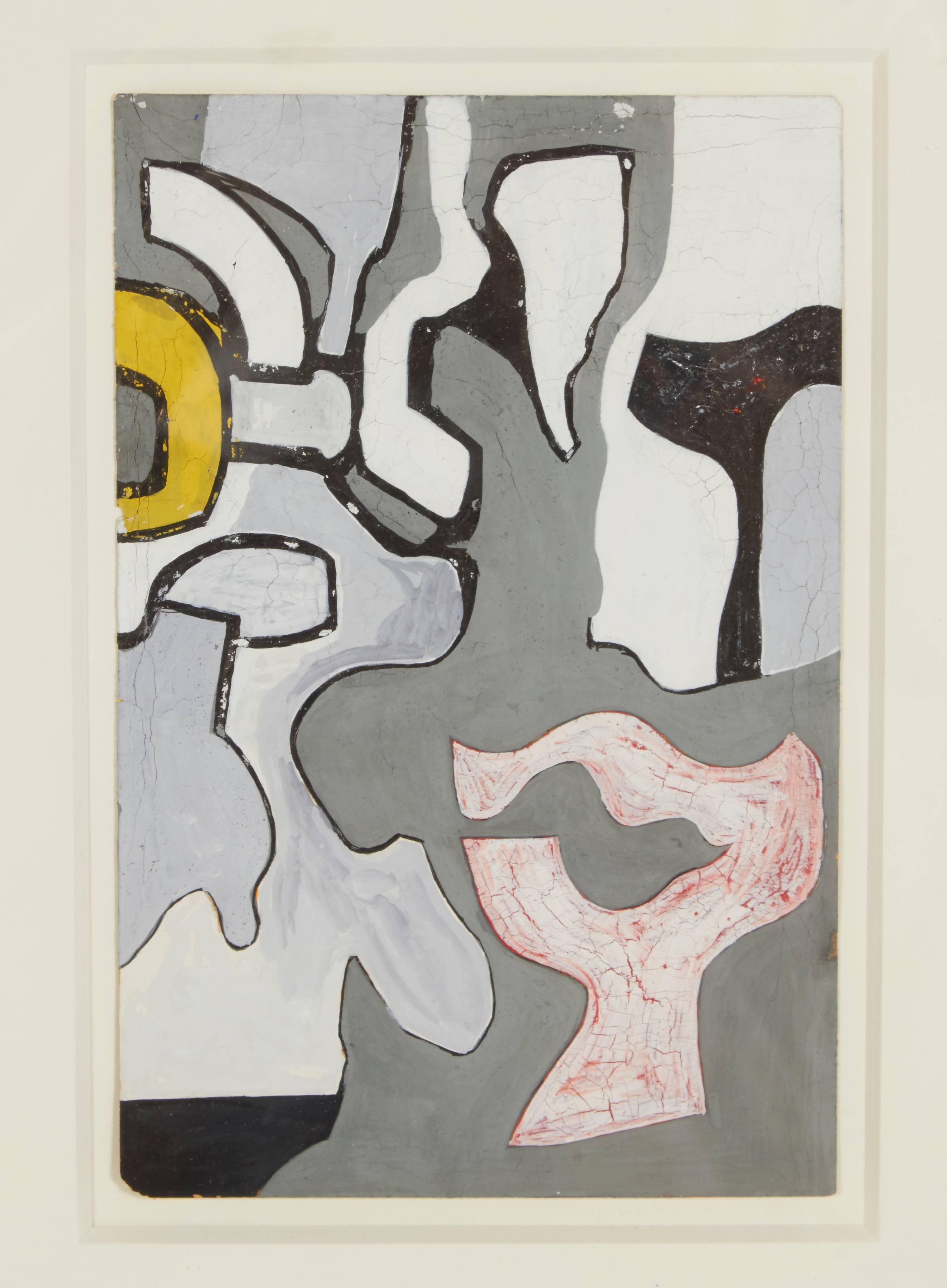 During her first years in New York Blaine's work, which had previously been tightly realist, turned abstract, inspired by Mondrian, Leger and Jean Helion. At one time she was the youngest member of the American Abstract Artists. She was also a
