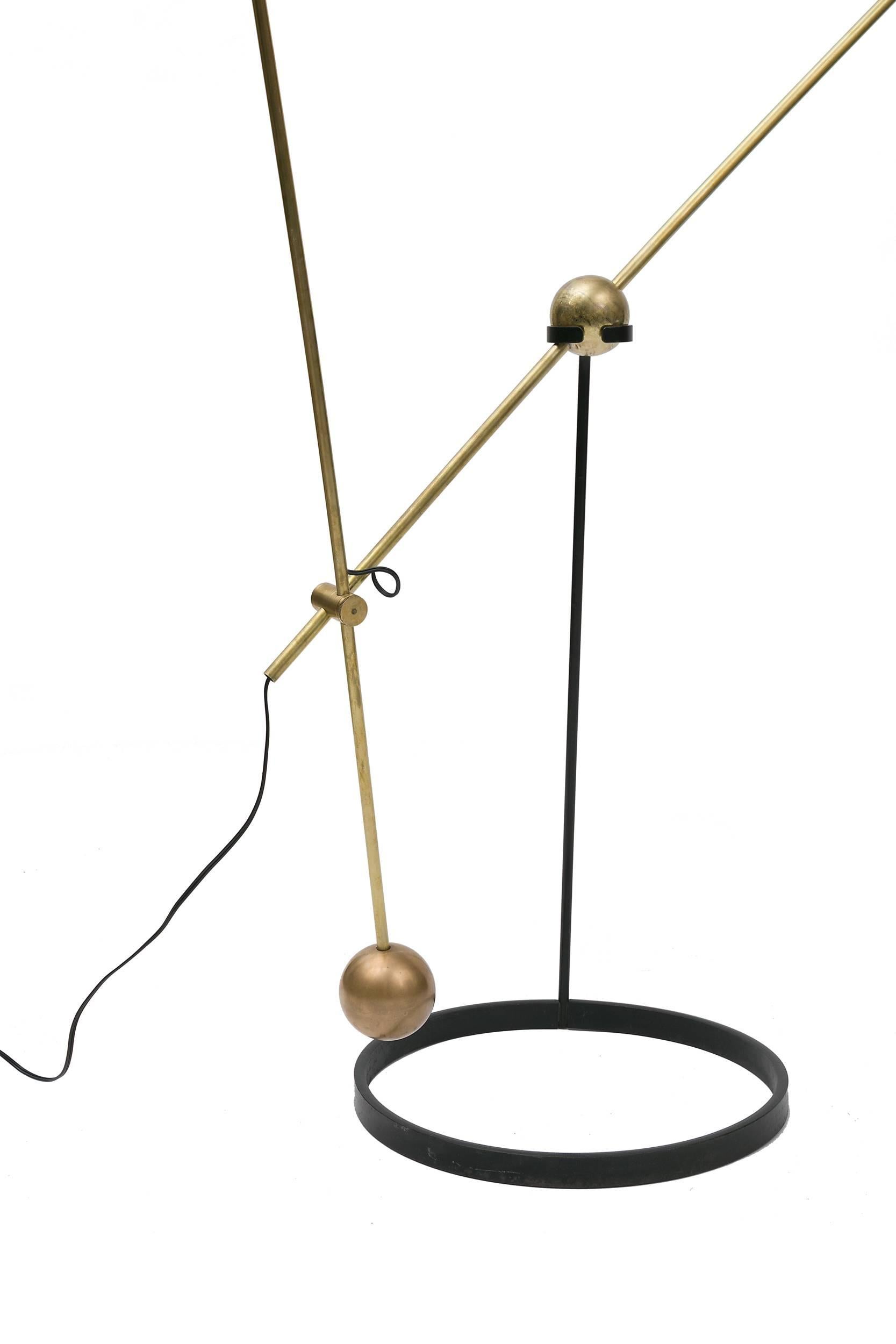 Mid-Century Modern Pierre Guariche Equalibrium Floor Lamp for Disderot, France, 1950s