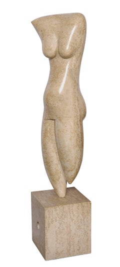 Marble Abstract Figural Sculpture by Oriani, Italy 1985