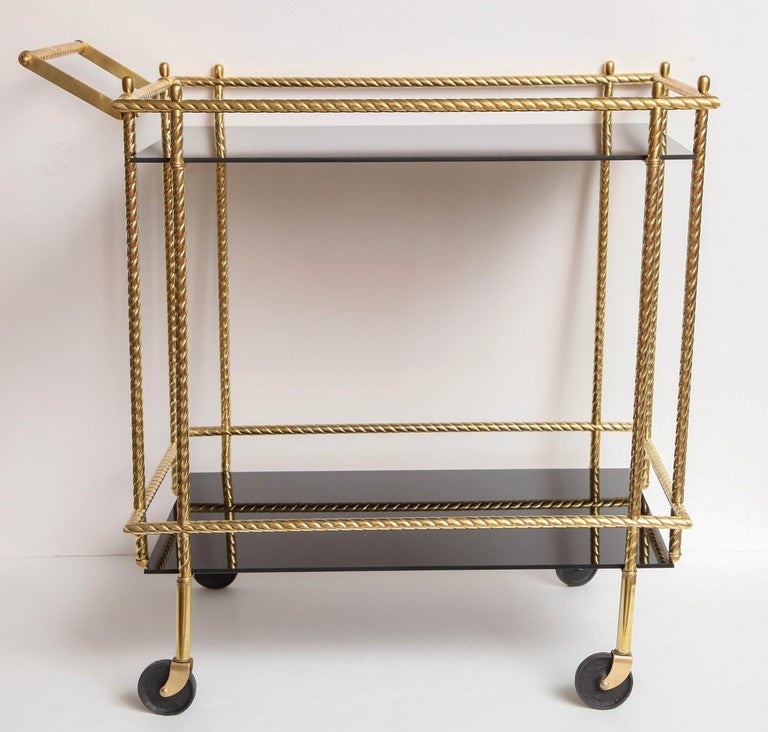 Brass Bar Cart