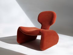 Olivier Mourgue, „Djinn“-Stuhl aus Mohair für Airborne, Frankreich, 1960er Jahre