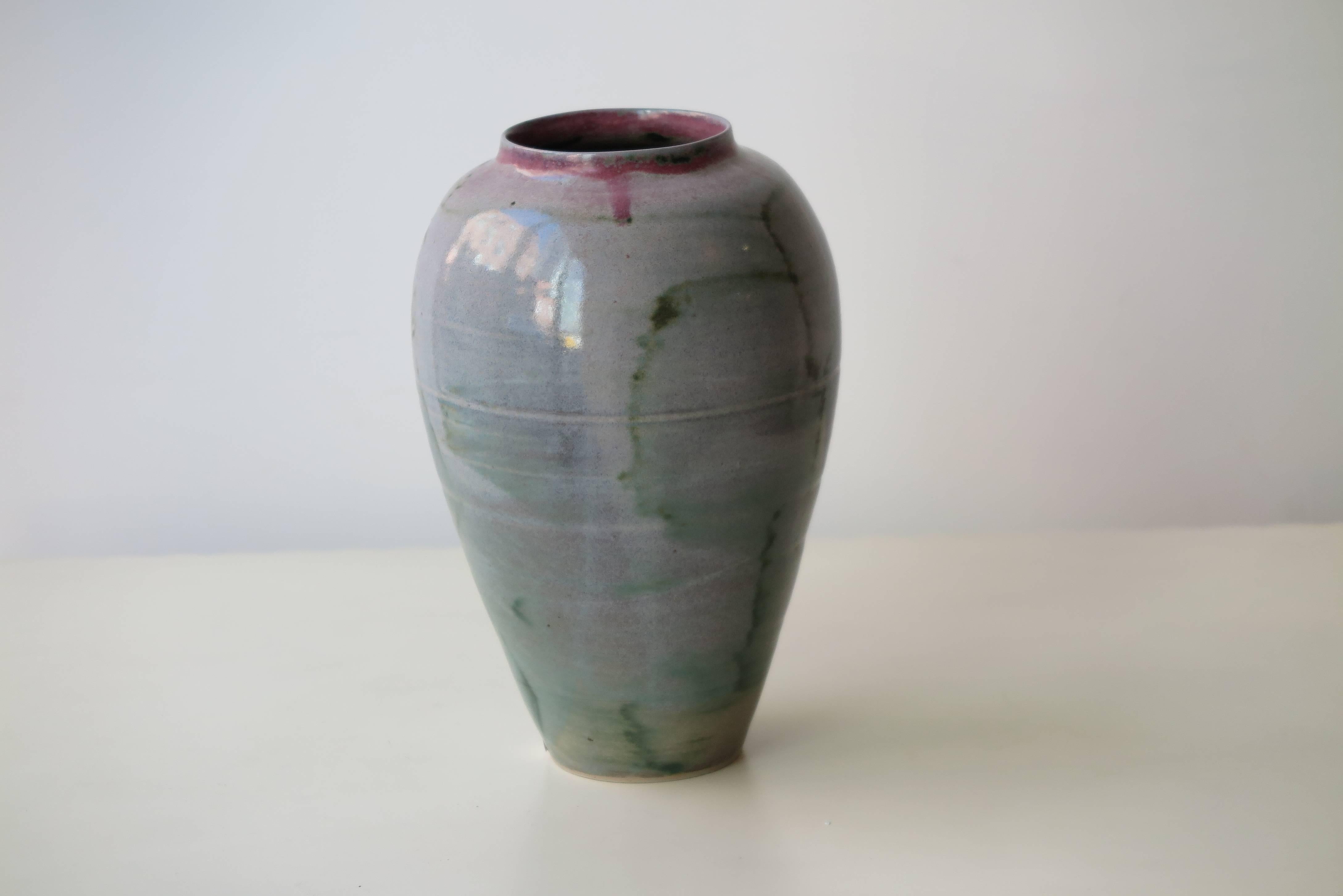 Collection of glazed ceramic vases in green shades by Christiane Perrochon, Tuscany, 2015.
Christiane Perrochon, acclaimed ceramic artist from Tuscany, creates only unique and one of a kind objects and pieces. She is world known for her artistic