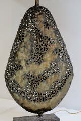 Marcello Fantoni Sculptural Metal Table Lamp