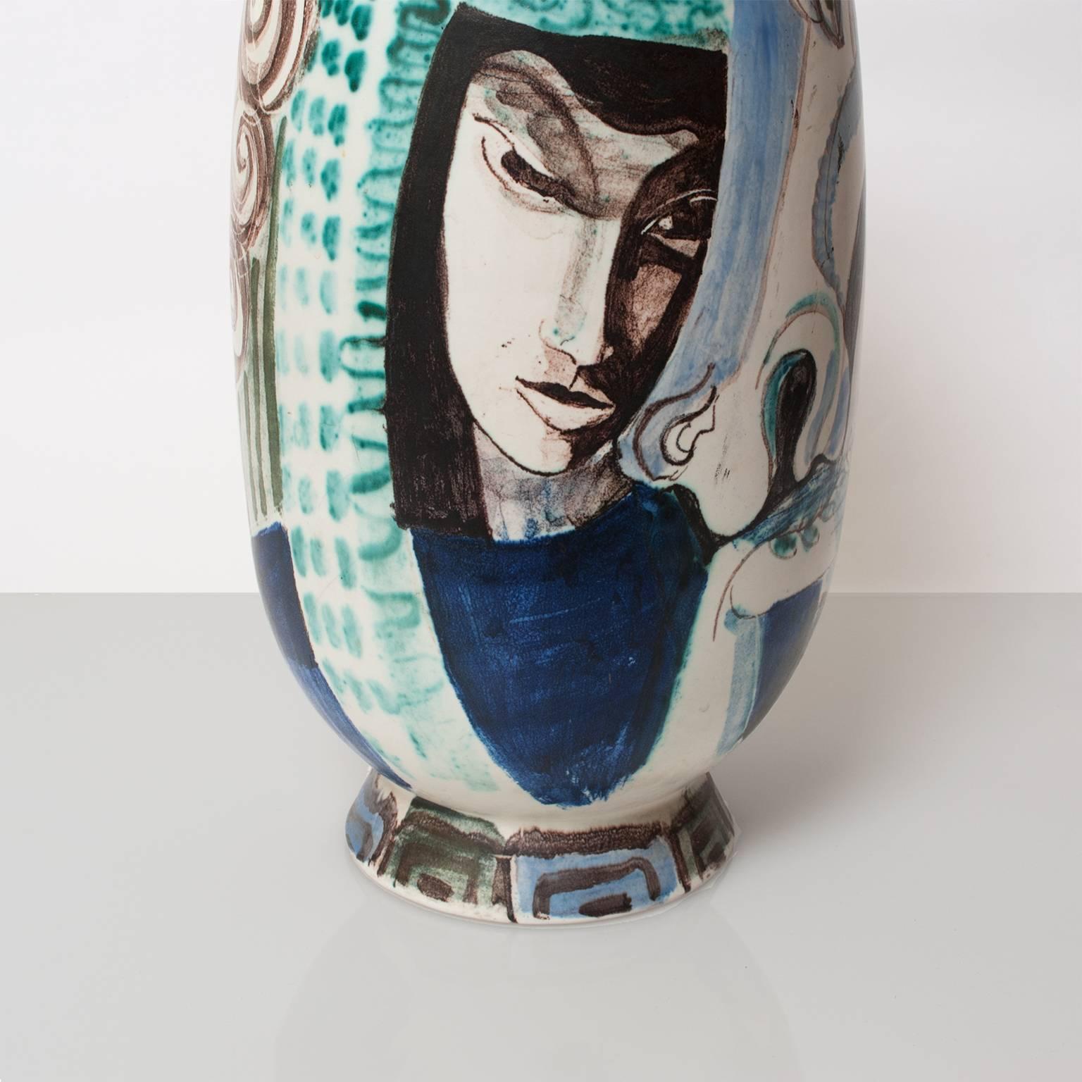 Swedish Carl Harry Stalhane Ceramic Vase, Sweden