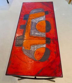 Robert and Jean Cloutier Ceramic Coffee Table