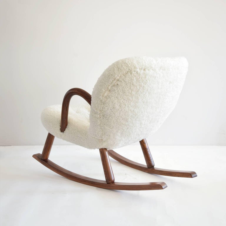 Plan Shell Chair Phillip Arctander Clam Shell Rocker Chair at 1stDibs