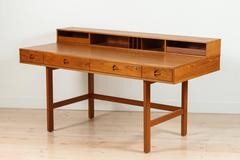 Danish Teak Flip Top Desk by Jens Quistgaard for Lovig