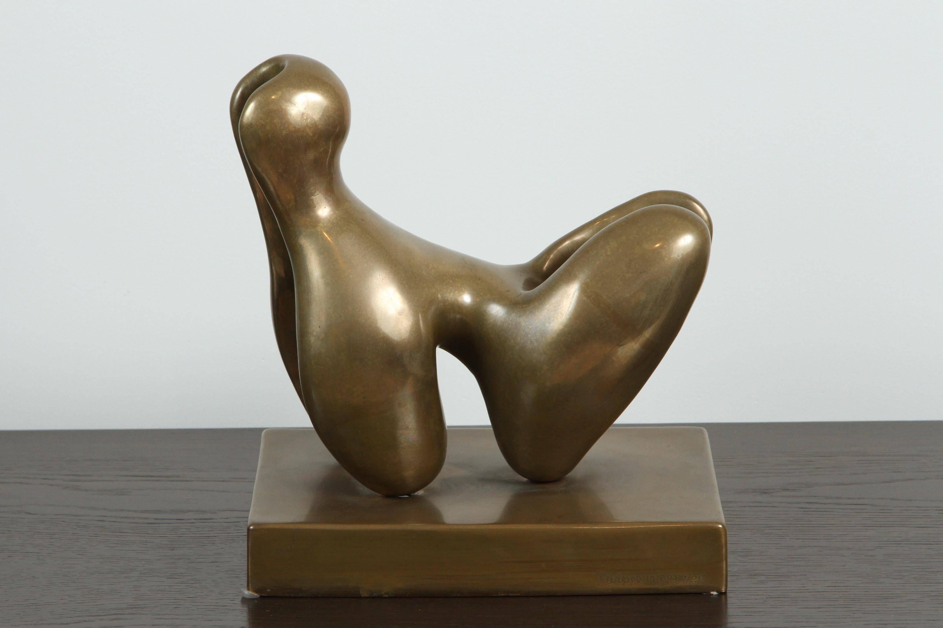Bronze sculpture by Eli Karpel.