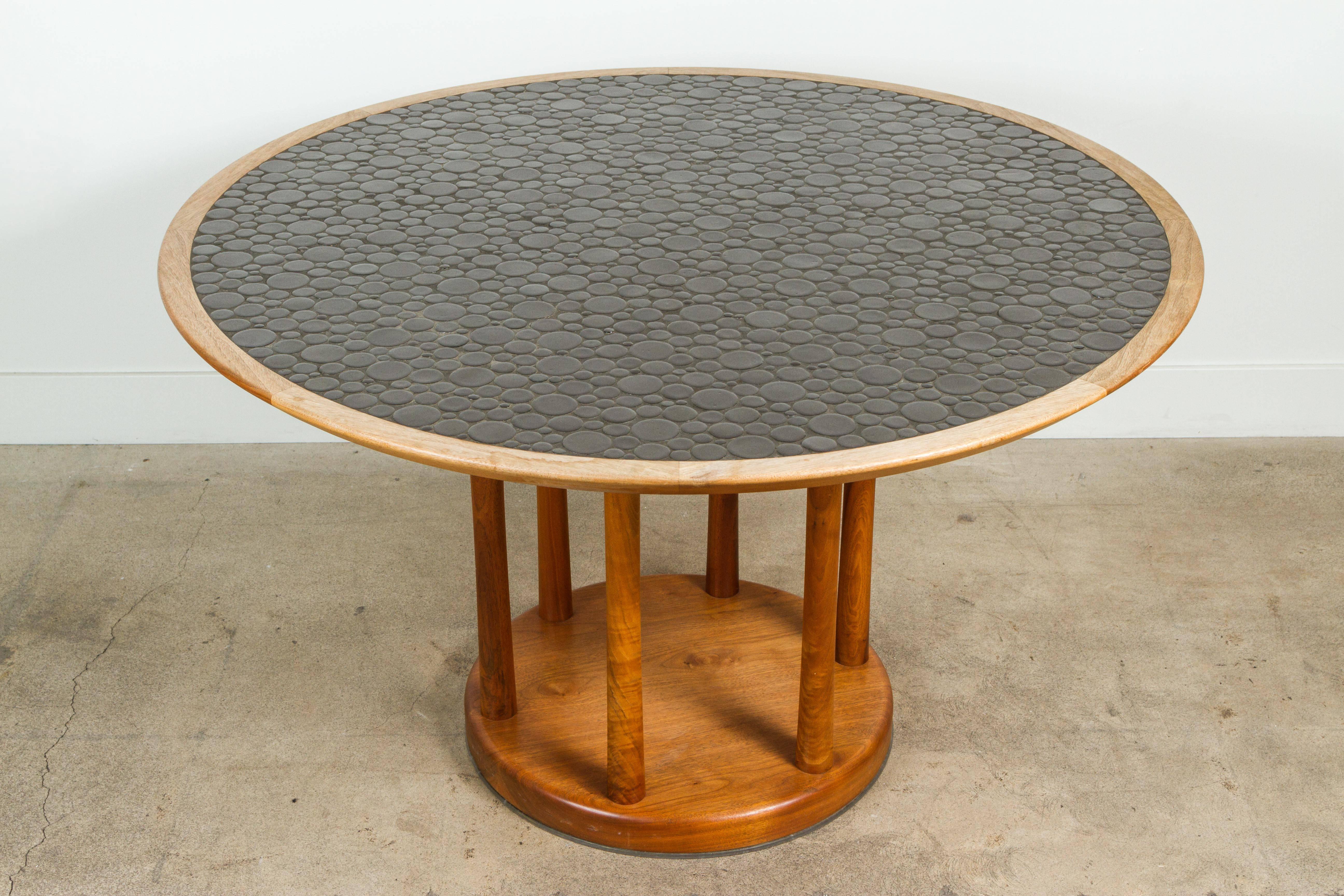Ceramic Round Studio Tiled Centre Table by Martz