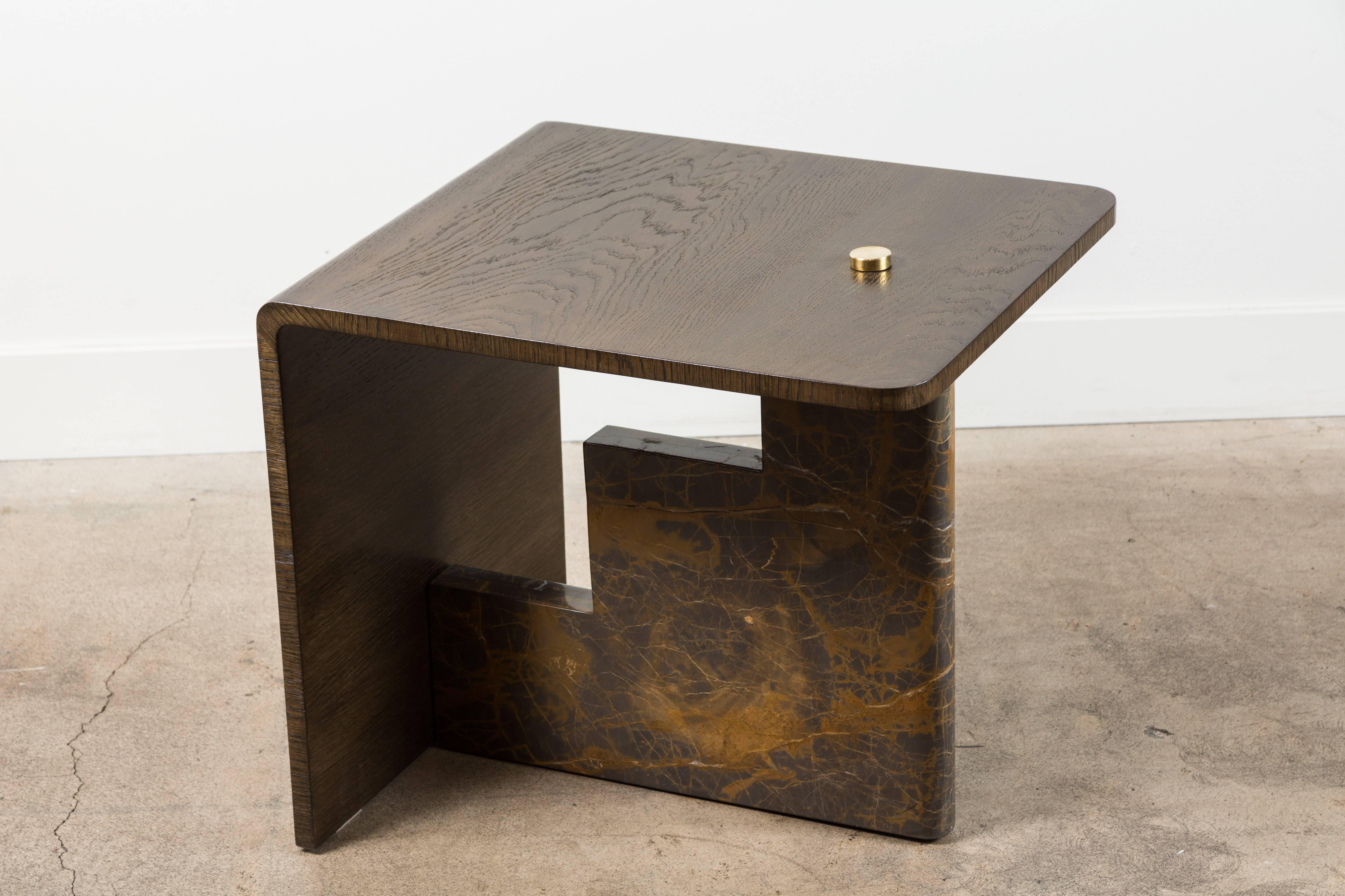 Huxley Side Table by Lawson-Fenning In Excellent Condition In Los Angeles, CA