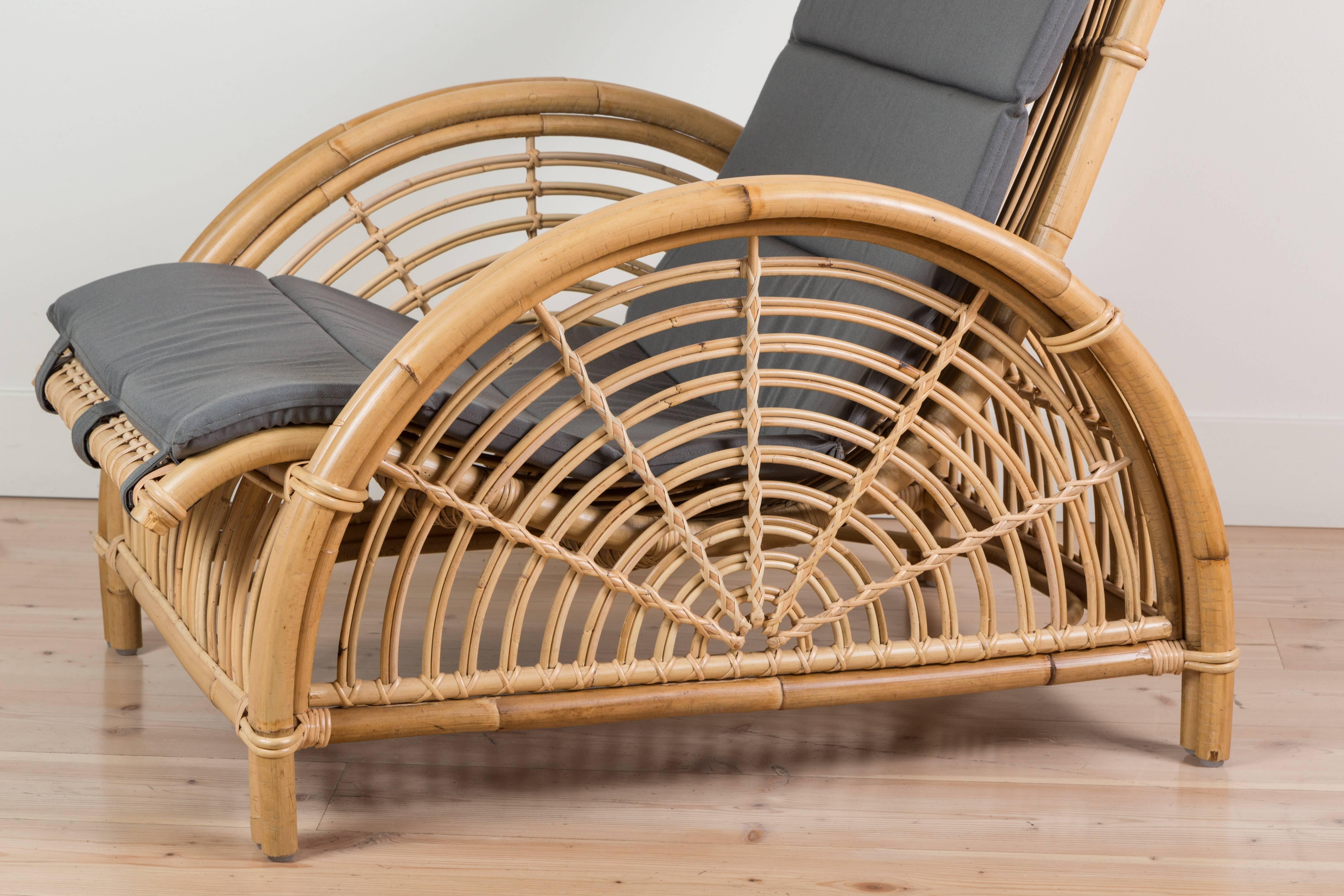 Rattan Paris Chair by Arne Jacobson