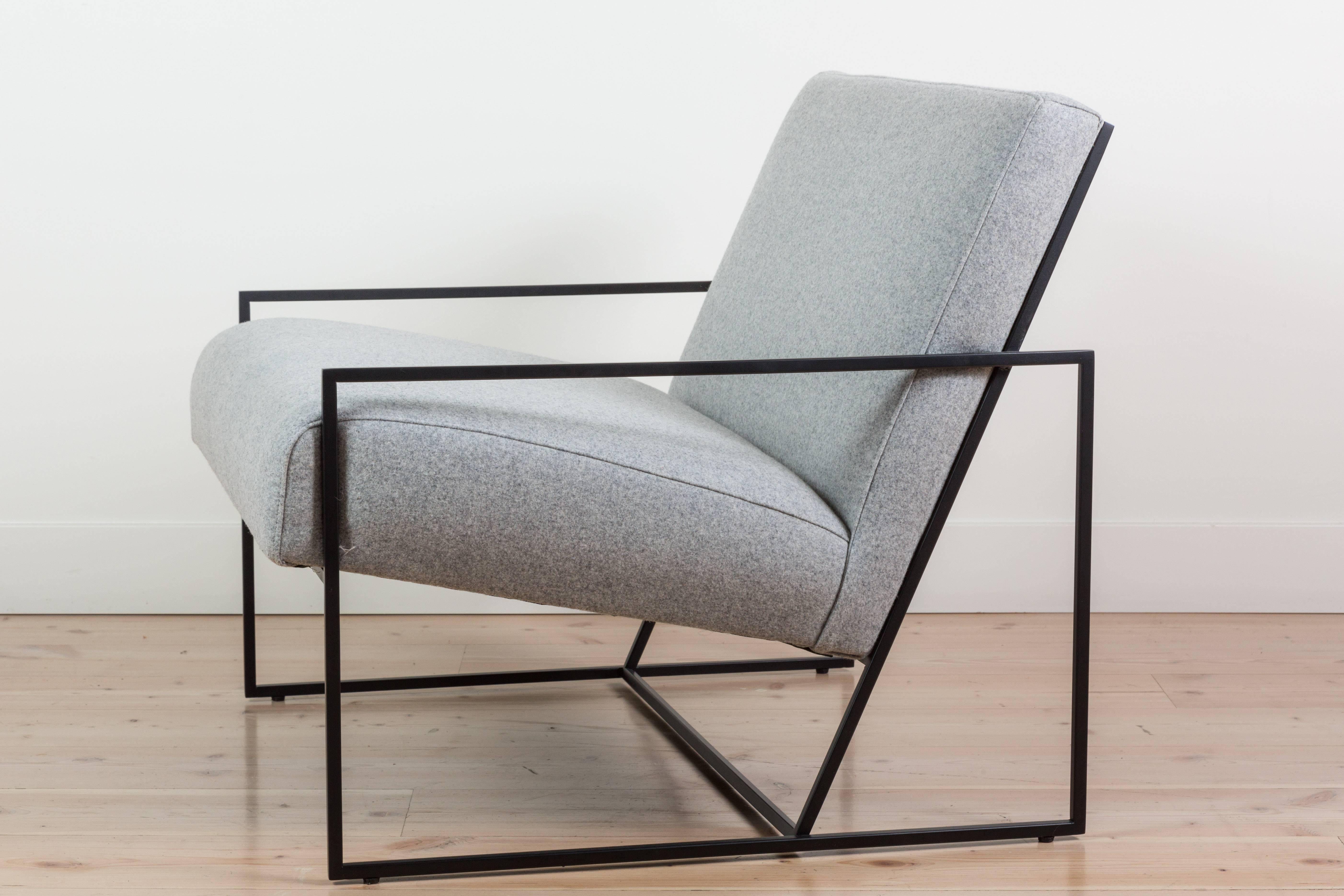 Thin frame lounge chair by Lawson-Fenning

Available to order in customers own materials with a 6-8 week lead time. 

As shown: $2,050
To order: $1,750 + COM.
