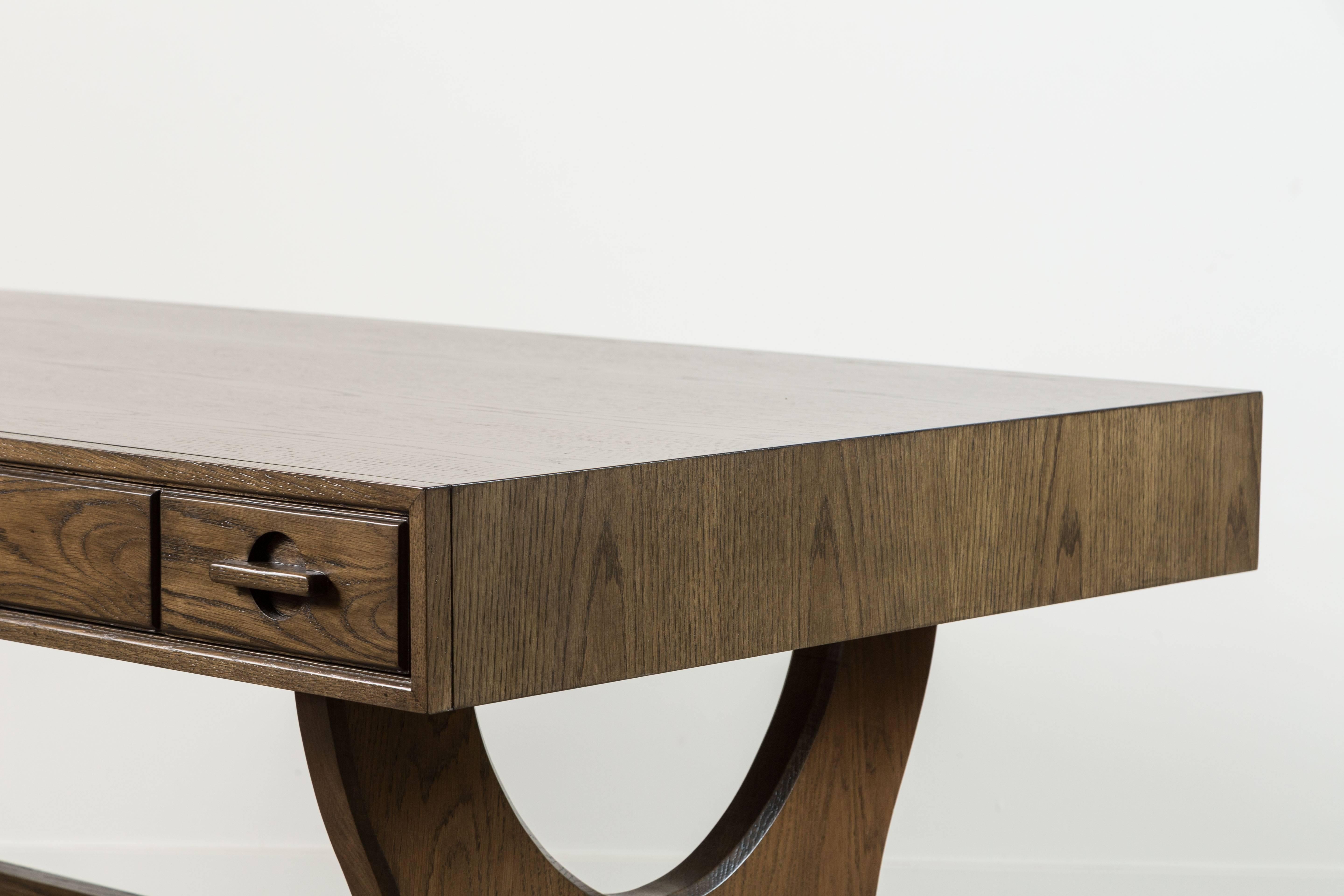 Mid-Century Modern Greywashed Oak Ojai Desk by Lawson-Fenning