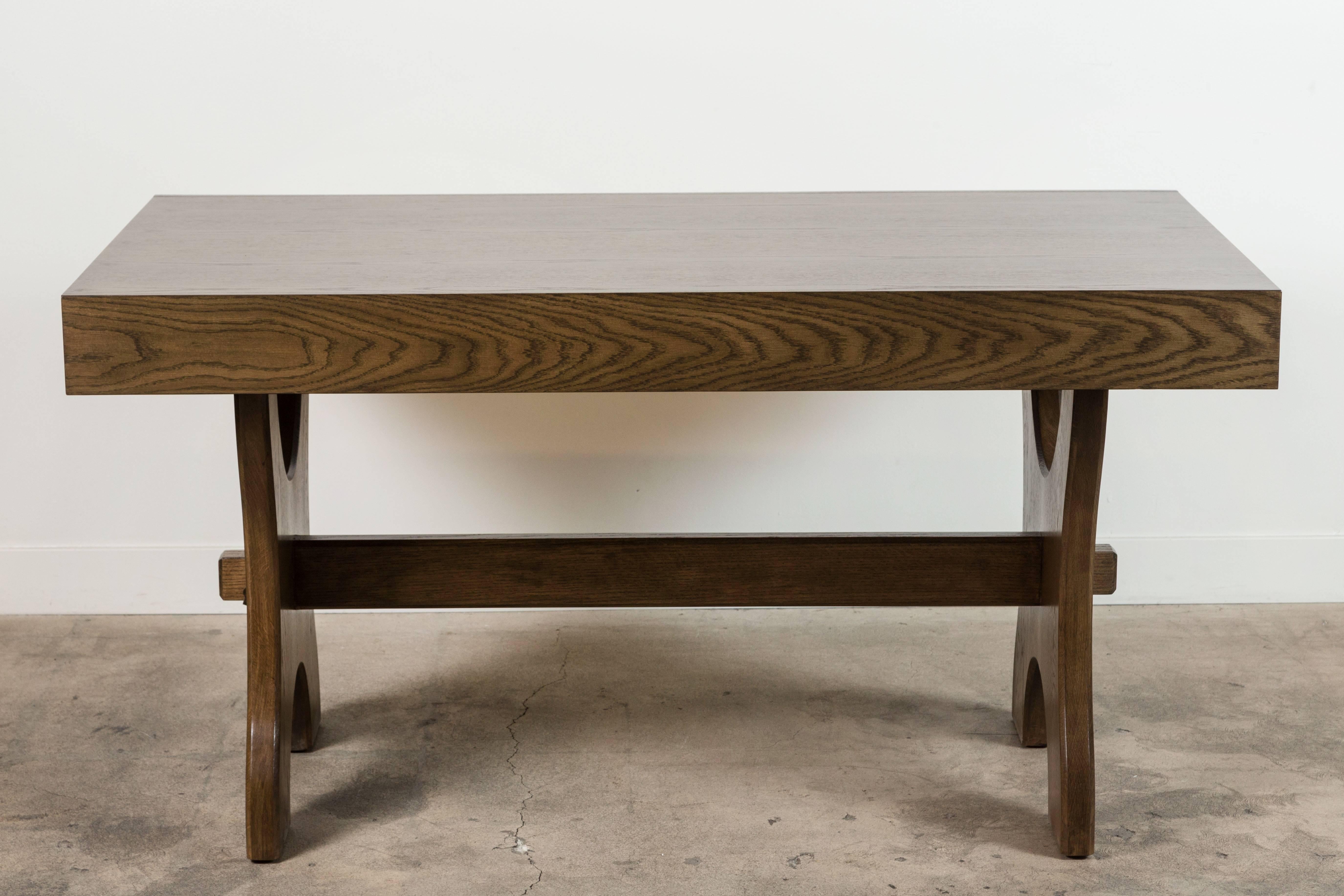 Contemporary Greywashed Oak Ojai Desk by Lawson-Fenning