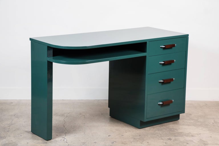Lacquered Desk by Eliel Saarinen for Johnson Furniture Co at 1stDibs