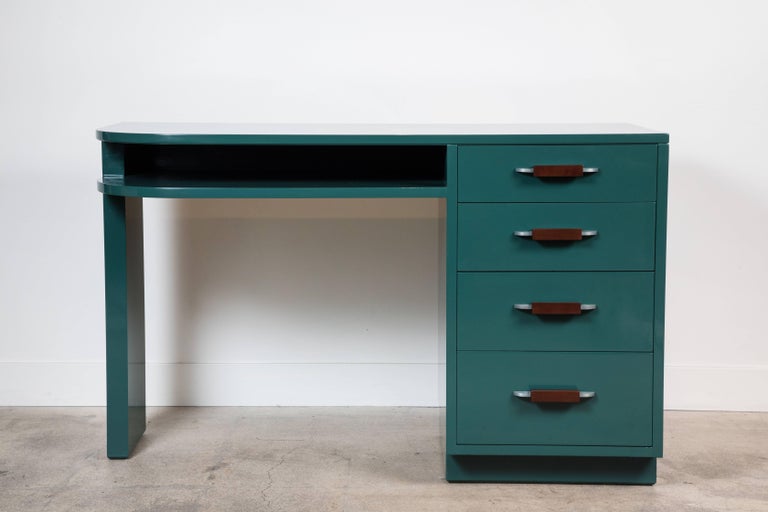 Lacquered Desk by Eliel Saarinen for Johnson Furniture Co at 1stDibs