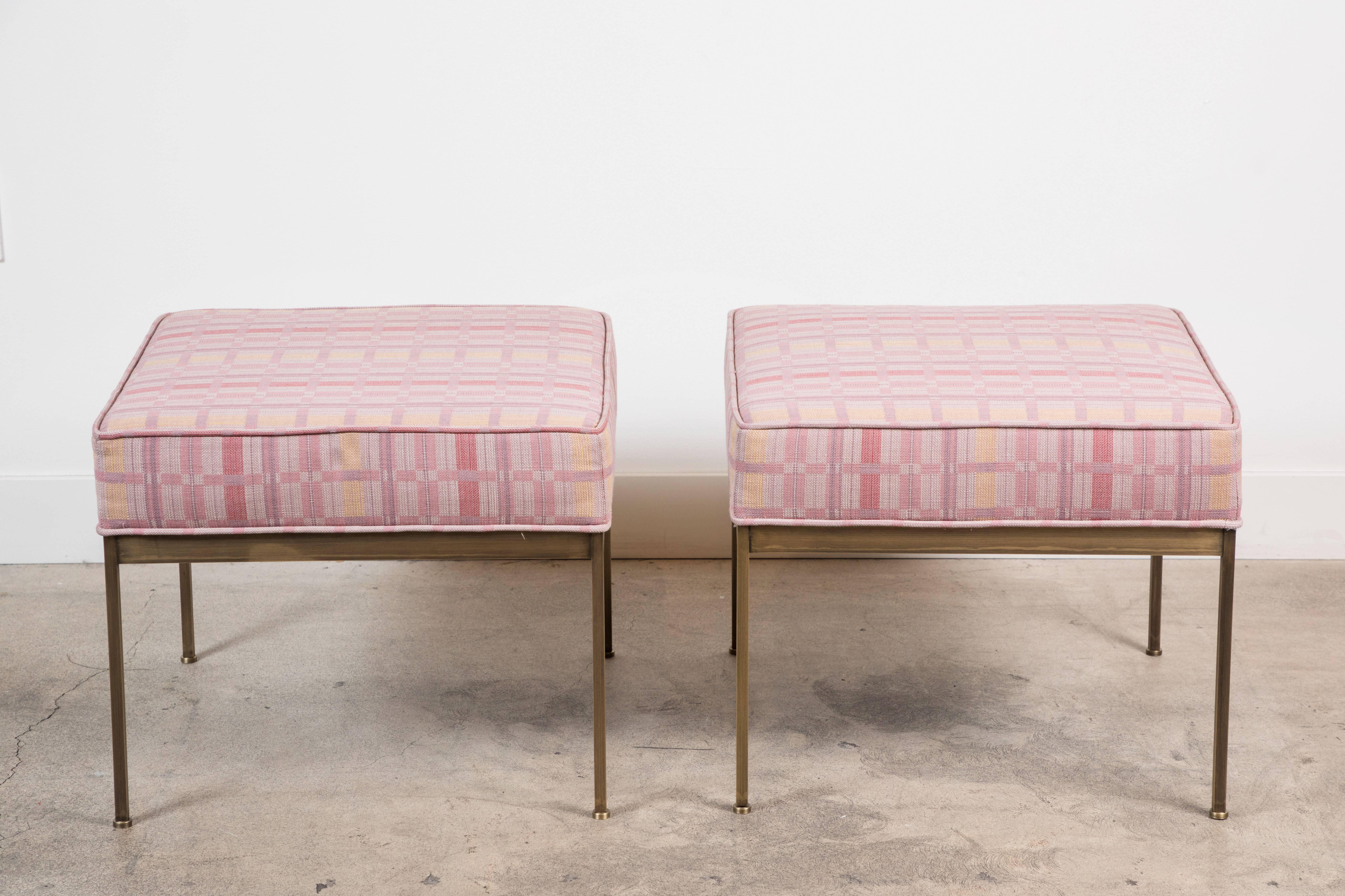 Contemporary Pair of Paul Ottomans by Lawson-Fenning