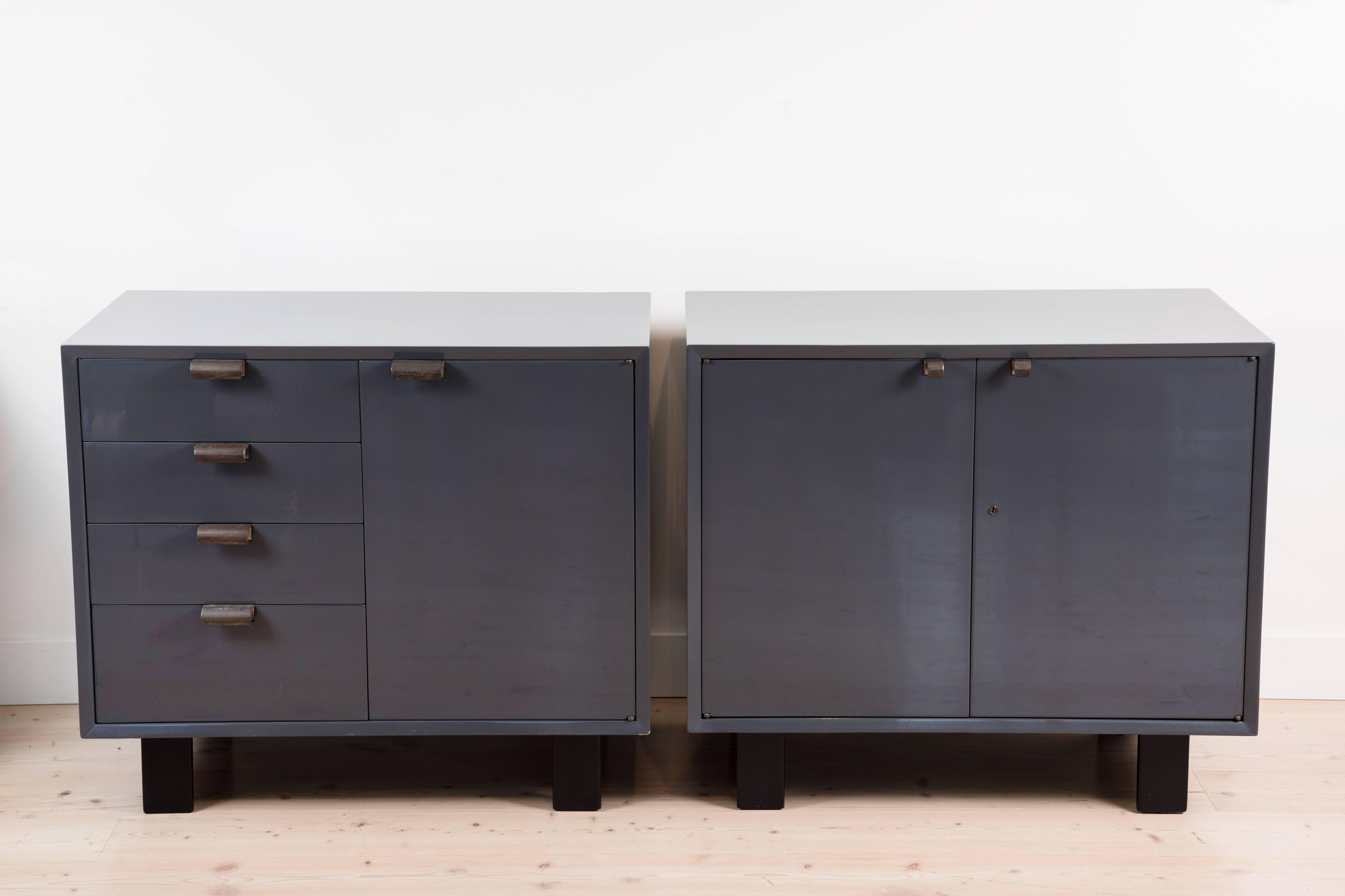 Pair of lacquered chests by George Nelson for Herman Miller.