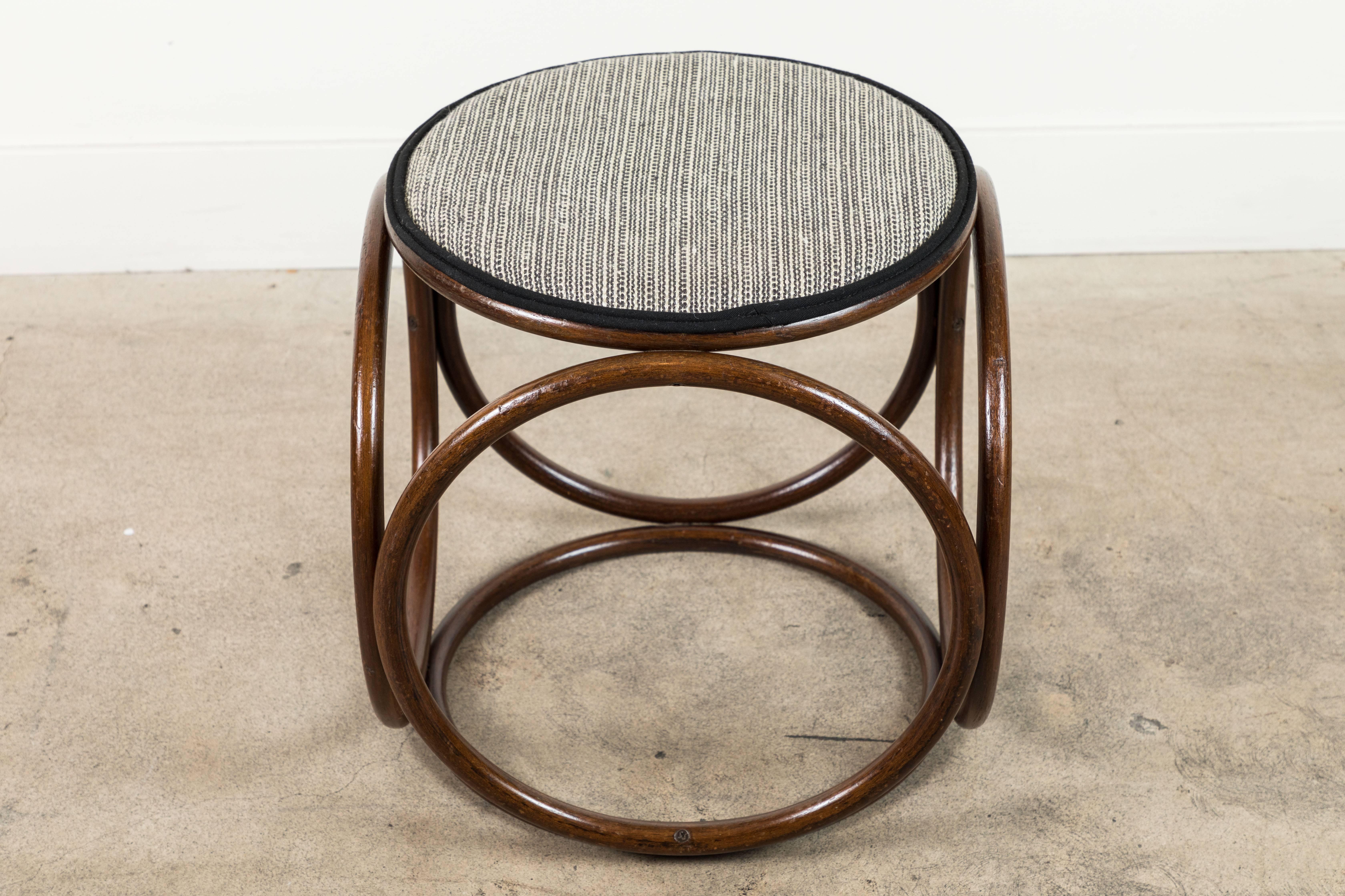 Pair of Thonet Style Stools 2