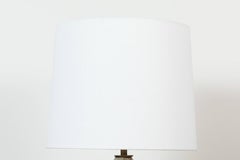 Hand-Carved Ceramic Table Lamp by Mt. Washington Pottery