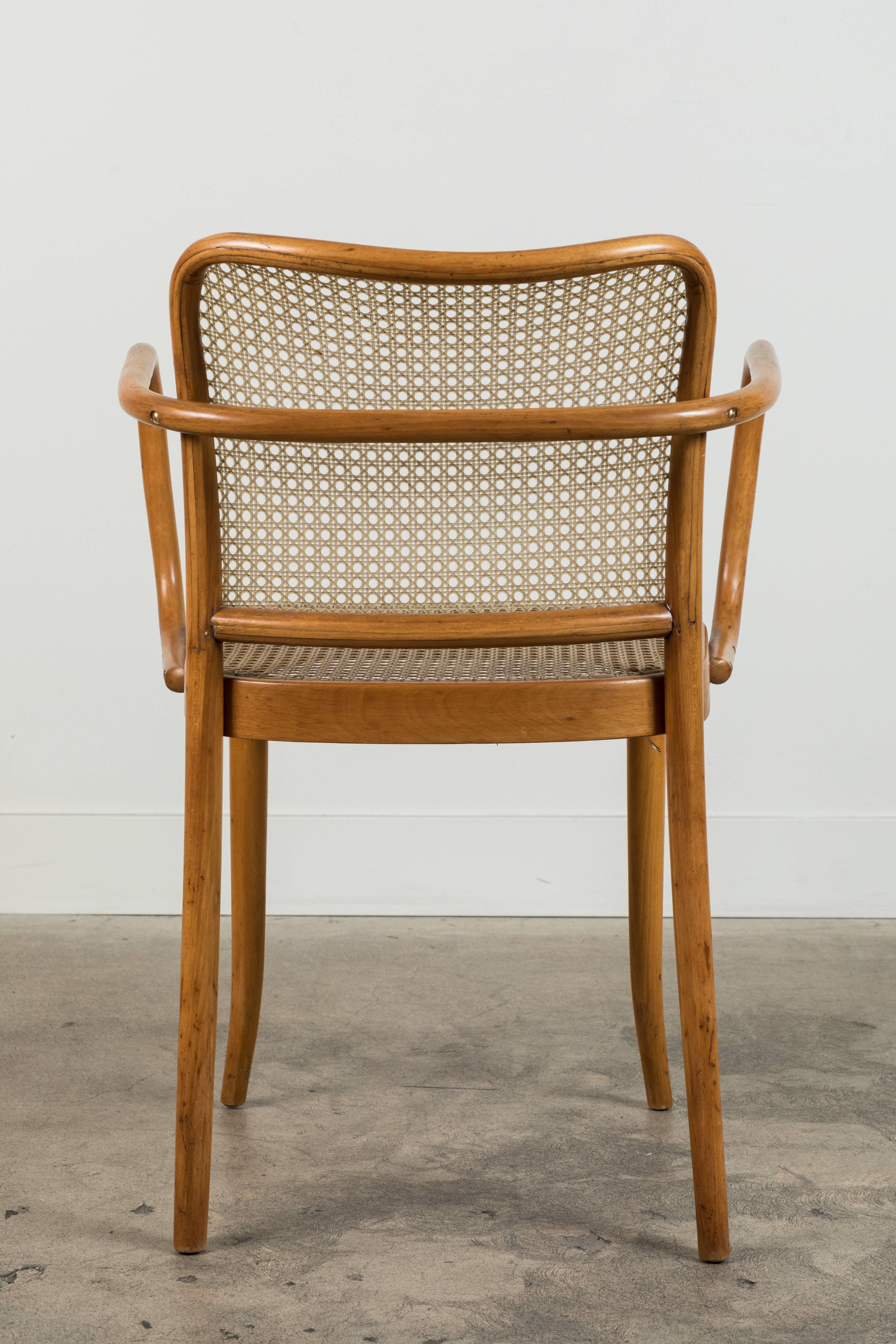 Set of Six Bentwood Armchairs by Josef Hoffman for Stendig In Excellent Condition In Los Angeles, CA