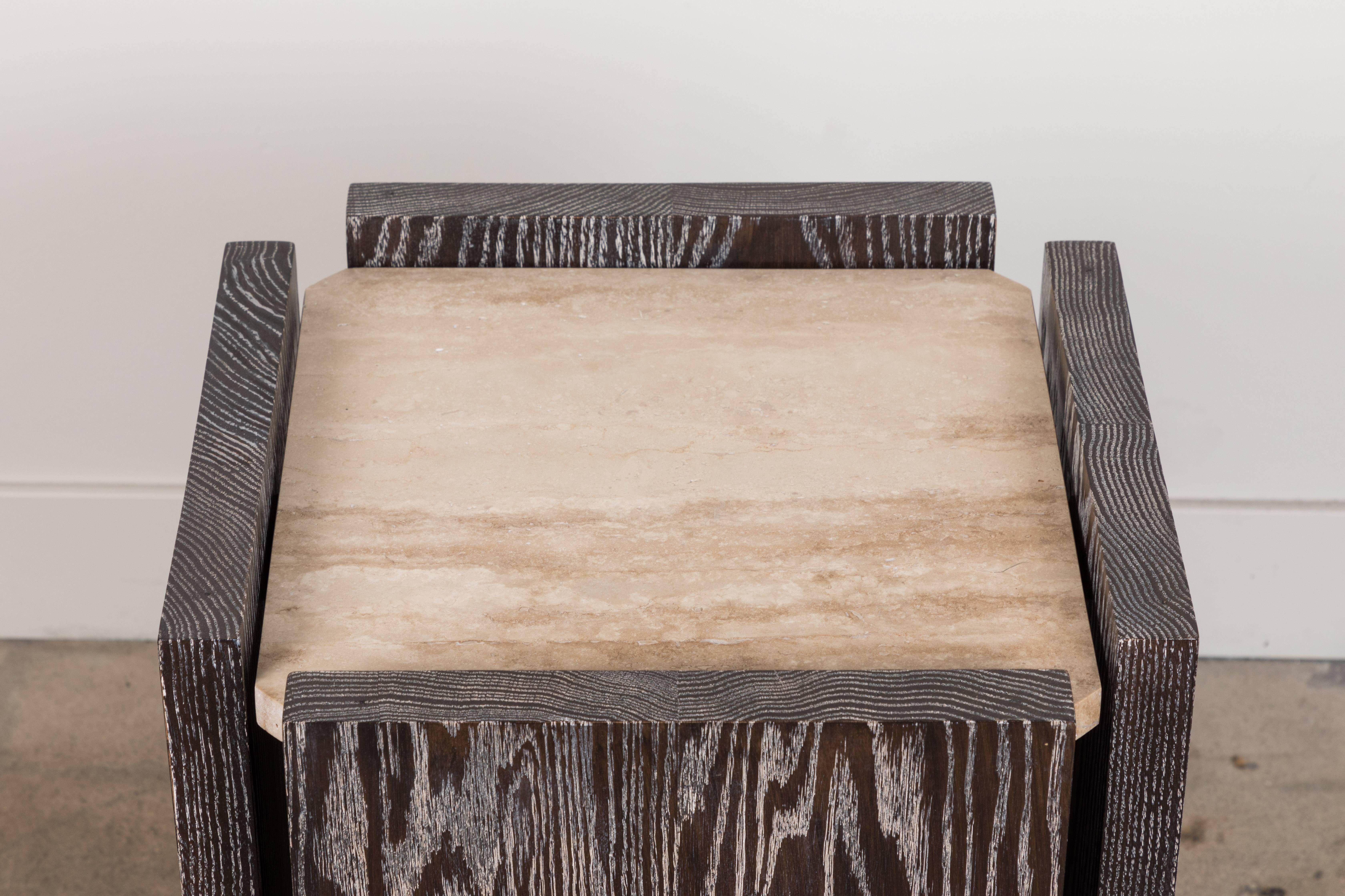 Contemporary Eppes Side Table by Brian Paquette for Lawson-Fenning