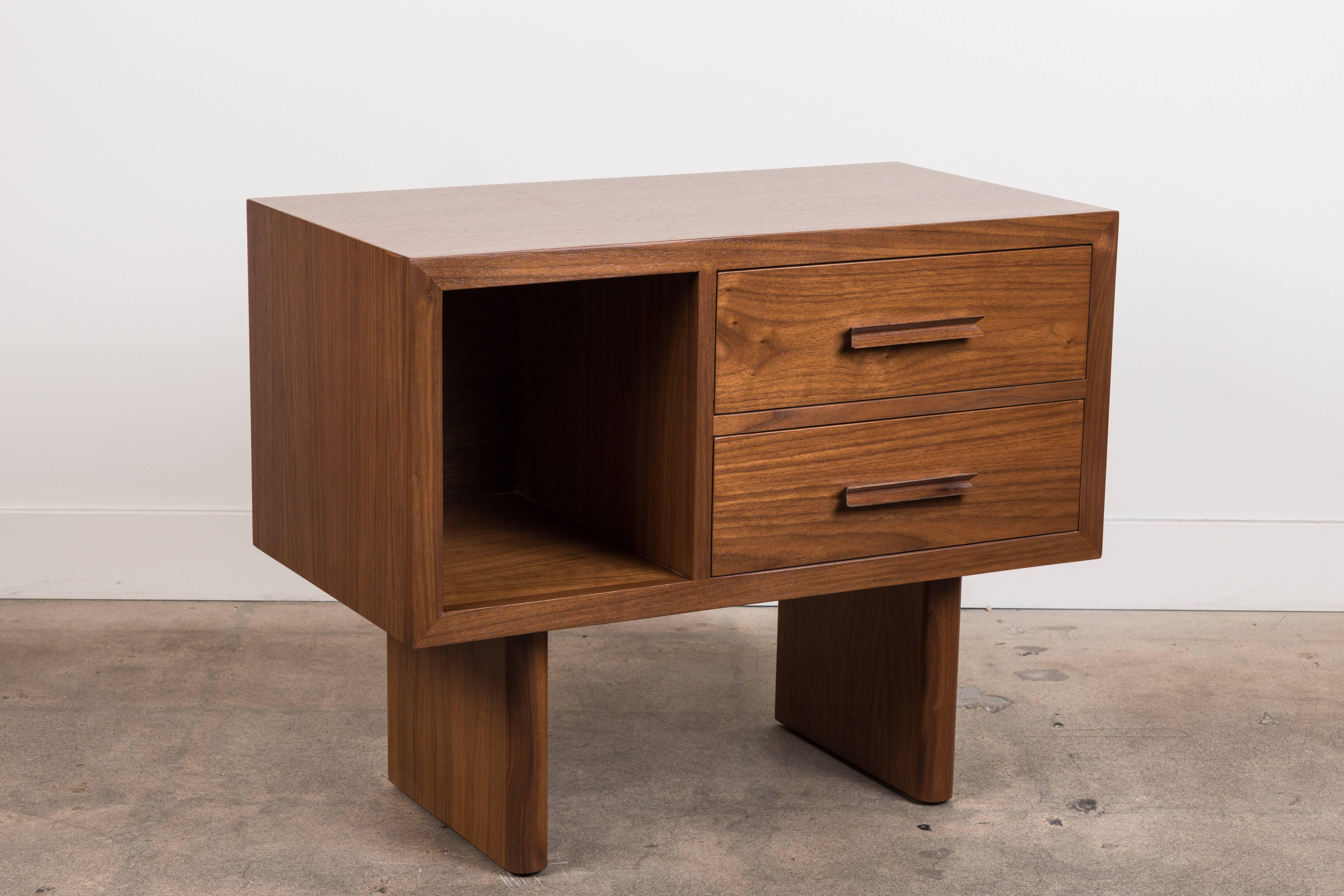 Walnut Inverness Nightstand by Lawson-Fenning In New Condition In Los Angeles, CA
