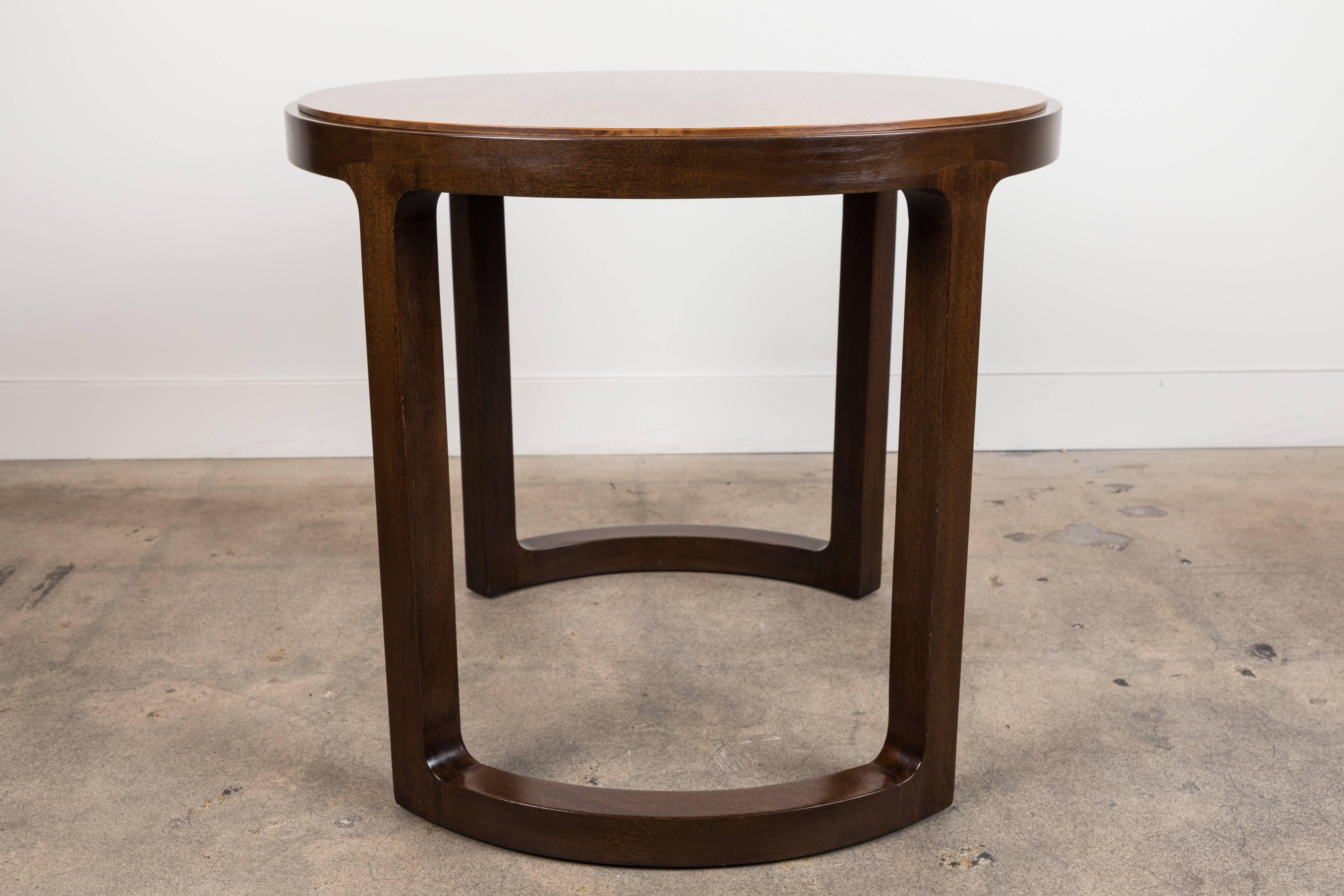 Pair of Rosewood and Mahogany Side Table by Edward Wormley for Dunbar 1