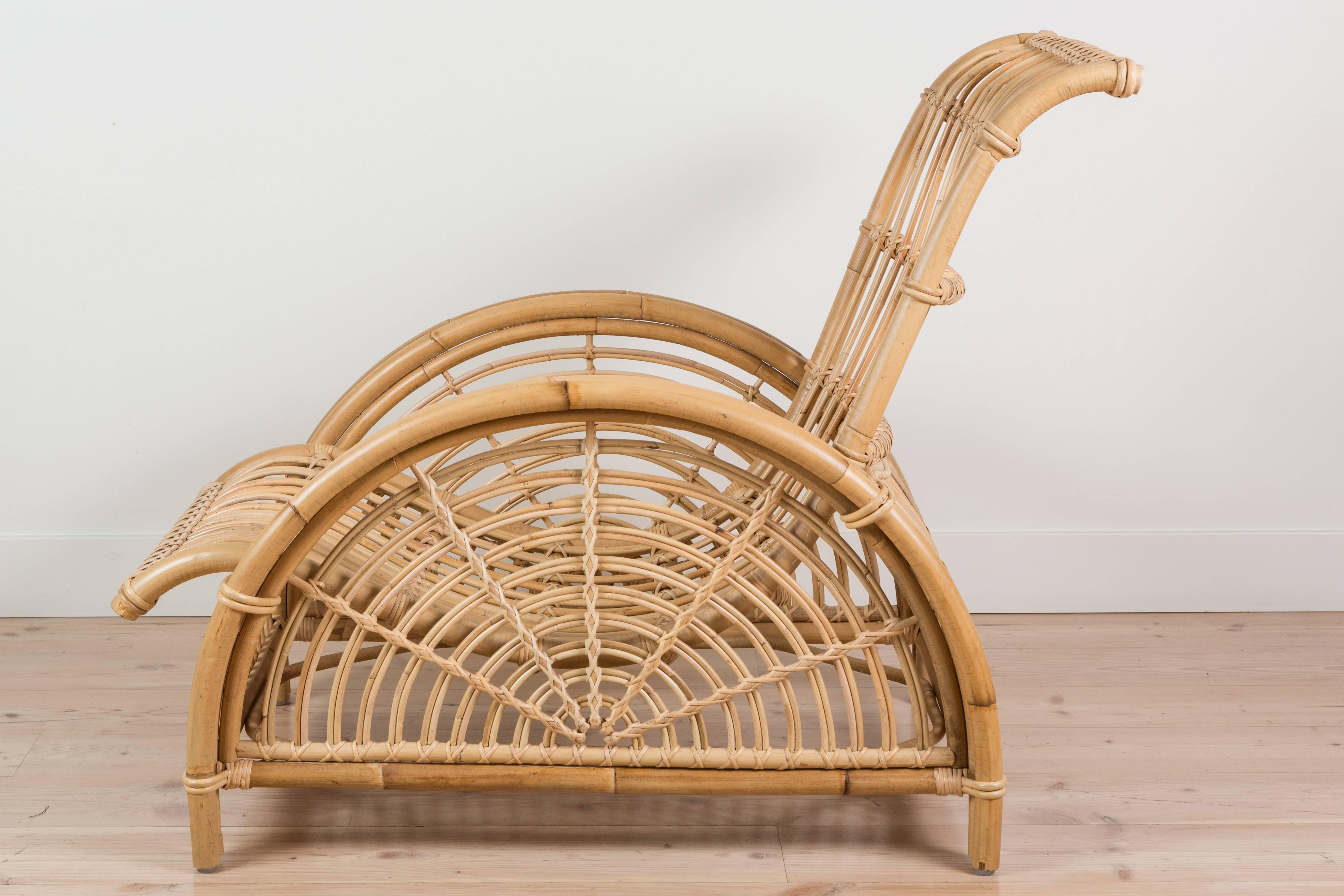 Rattan Arne Jacobson Paris Chair