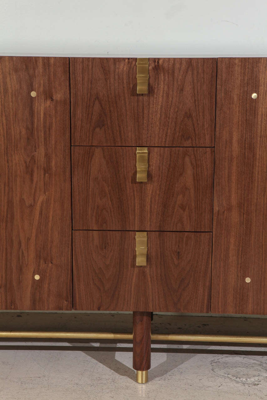 Mid-Century Modern Walnut Niguel Cabinet by Lawson-Fenning