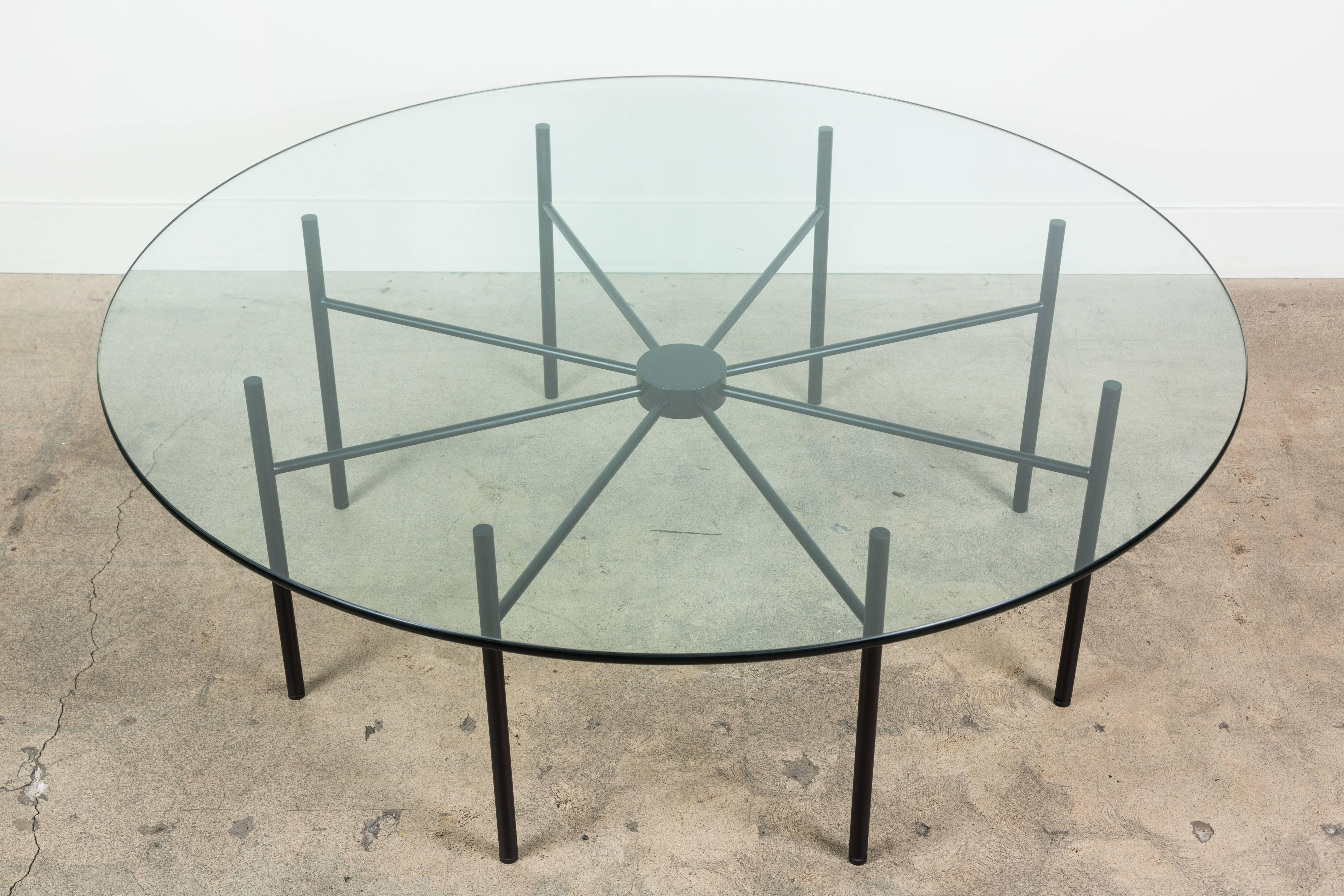 Contemporary Radial Coffee Table by Lawson-Fenning