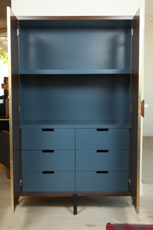 Balboa Tall Cabinet by Lawson-Fenning In Excellent Condition In Los Angeles, CA