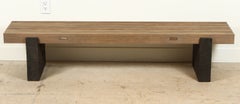 Minimalist Slat Bench by Ten10 for Lawson-Fenning