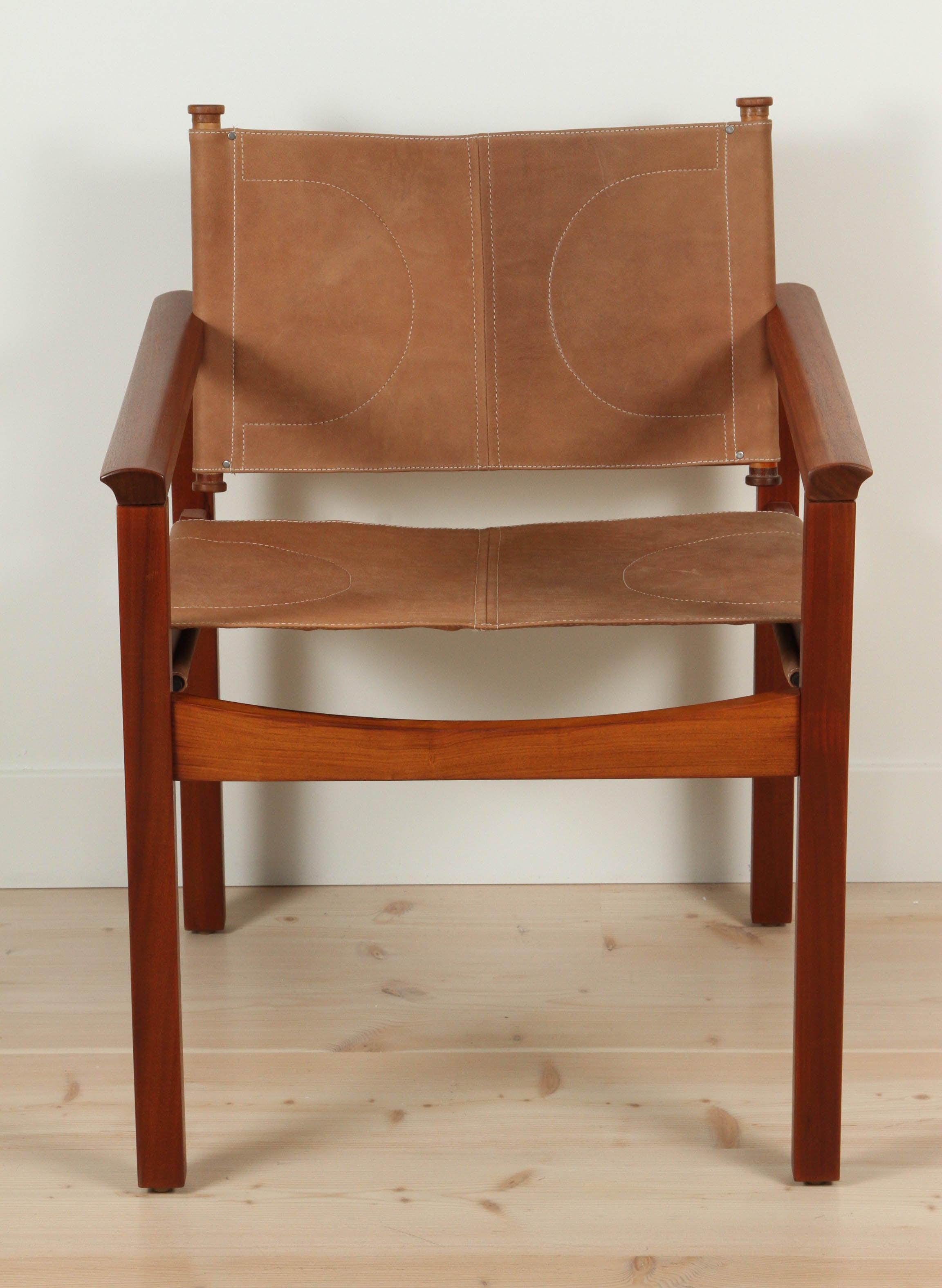  Leather Sling Chair by Michel Arnoult