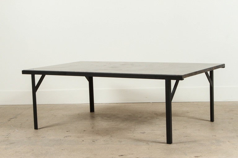 Montrose Table with Bronzetto Marble Top by Lawson-Fenning 1