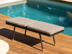 Lawson-Fenning Indoor / Outdoor Montrose Bench, Modern Garden Bench