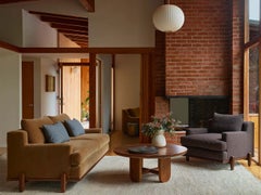 Brian Paquette for Lawson-Fenning Rainier Coffee Table, Modern Walnut Table